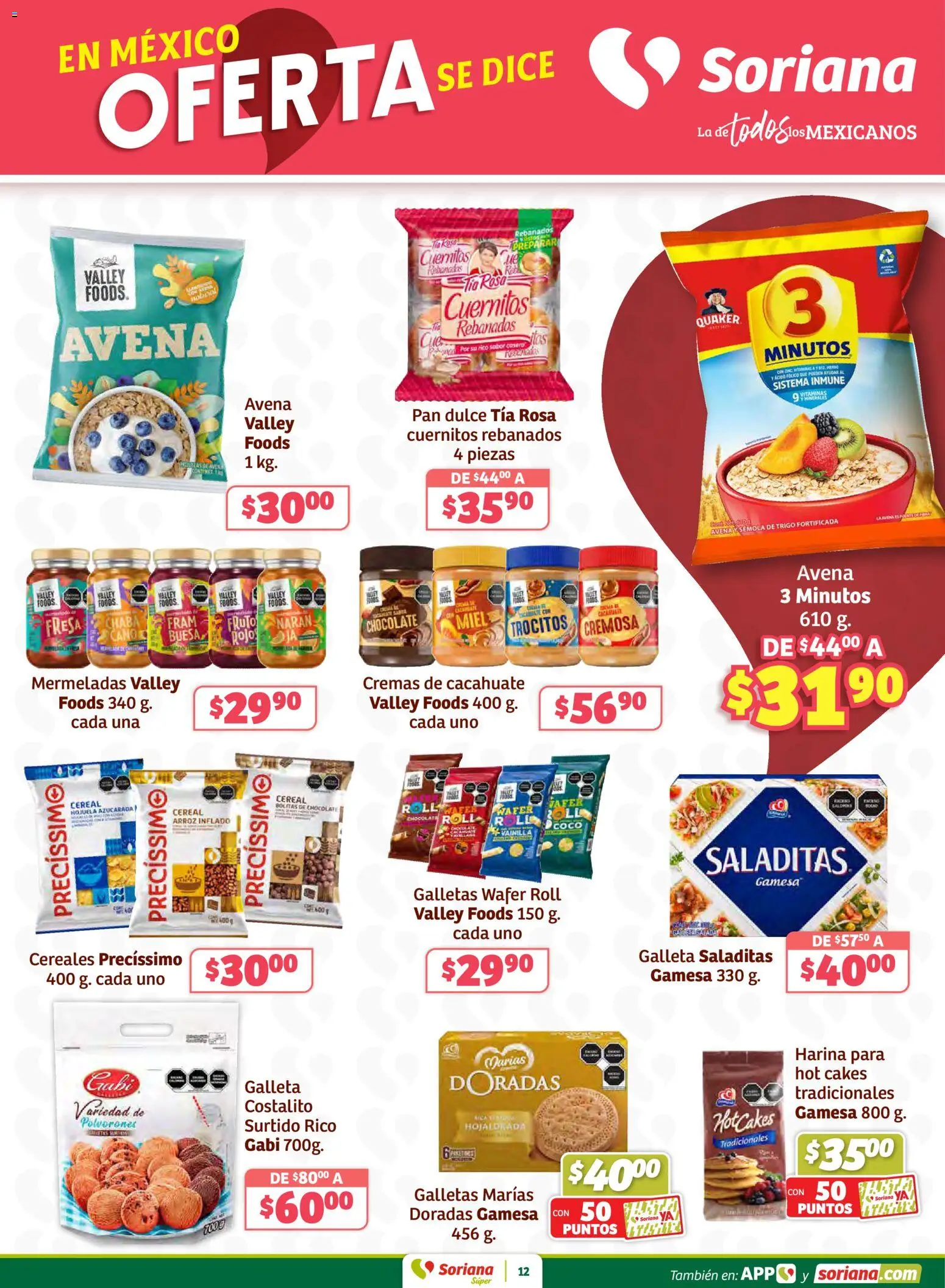 Nuevas ofertas de Soriana válidas en toda la República Mexicana desde el 02.01.2026. ¡Encuentra las mejores ofertas en Soriana - Preciazazaso Súper: Frontera Chih, Coah, Tamaulipas! | Página: 12 | Productos: Harina, Chocolate, Cereales, Galletas