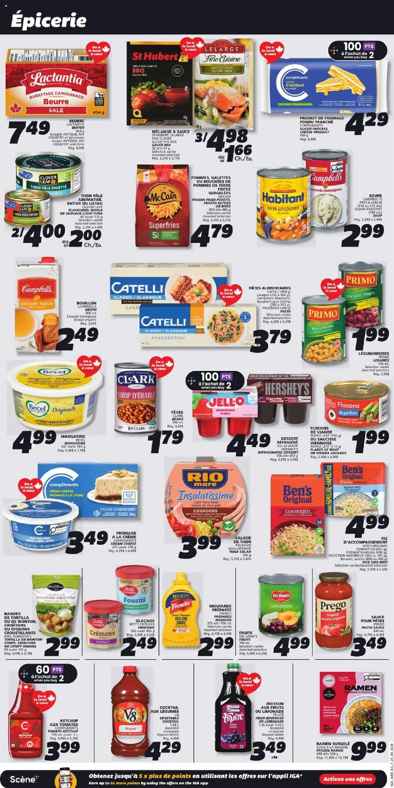 IGA flyer valid from 23.04.2026 | Page: 11 | Products: Cream, Salad, Butter, Cheese