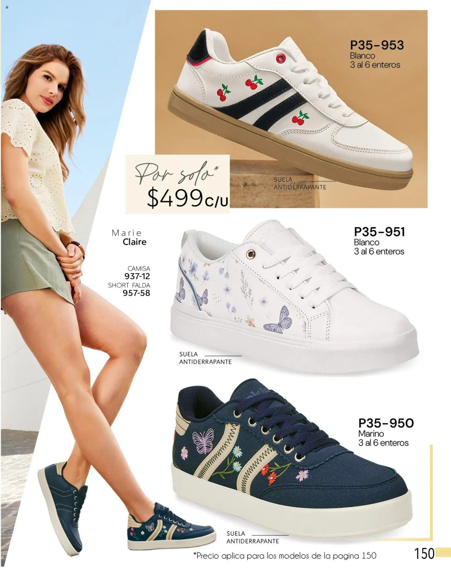 Nuevas ofertas de Cklass válidas en toda la República Mexicana desde el 05.03.2026. ¡Encuentra las mejores ofertas en Cklass catálogo Complemento Verano Calzado! | Página: 156 | Productos: Camisa, Falda, Short