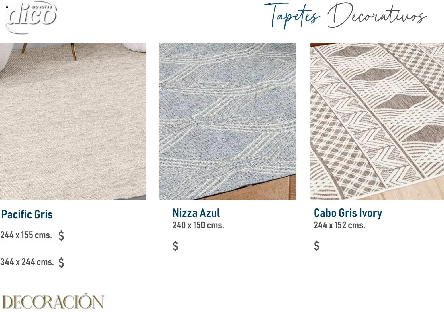 Nuevas ofertas de Muebles Dico válidas en toda la República Mexicana desde el 09.12.2025. ¡Encuentra las mejores ofertas en Muebles Dico catálogo Decoración! | Página: 58