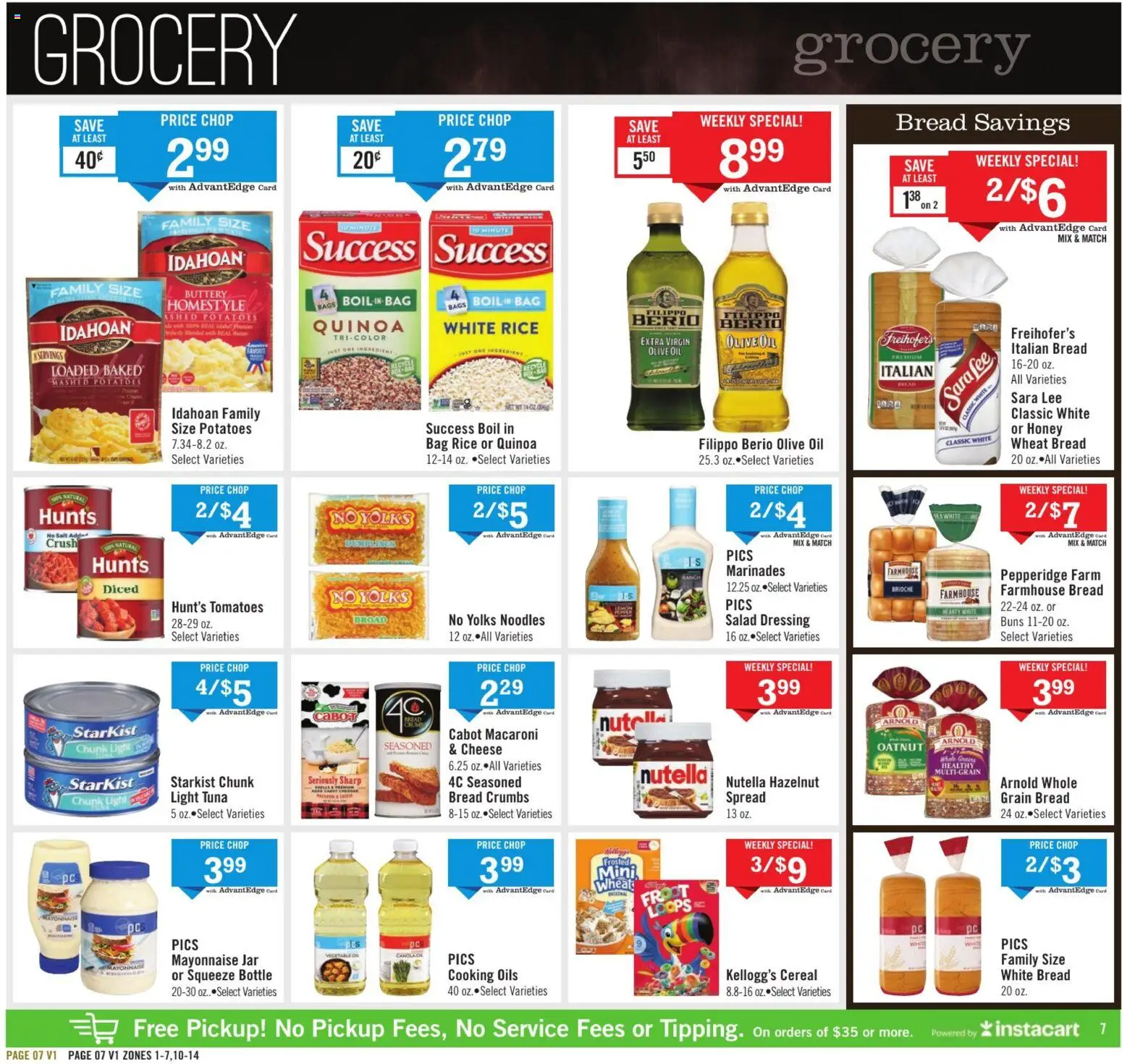 Price Chopper Weekly Ad - valid from 15.02.2026 | Page: 7 | Products: Bread, Noodles, Salad, Mayonnaise