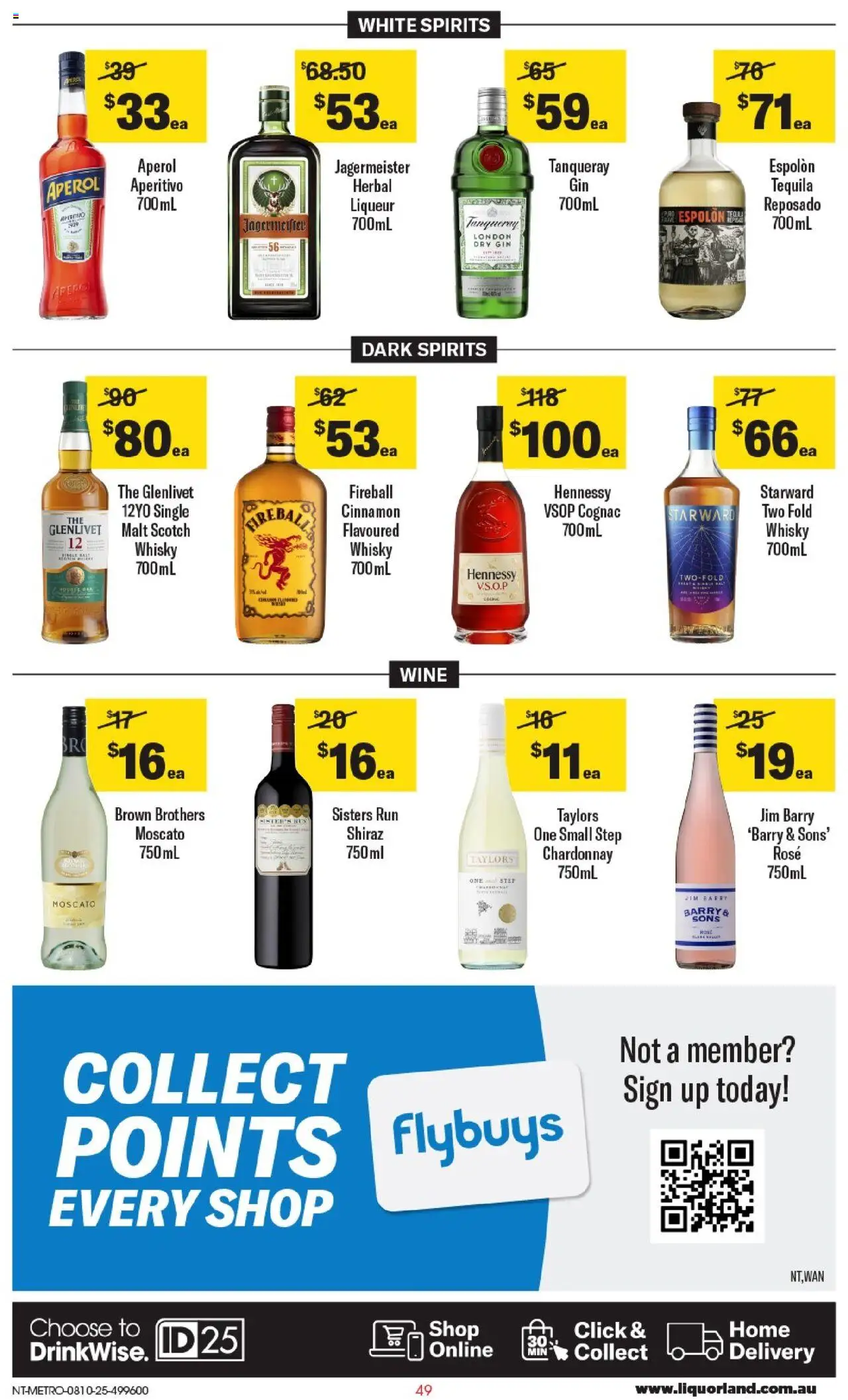 Coles catalogue - valid from 08.10.2025 | Page: 49 | Products: Wine, Gin, Scotch, Herbal