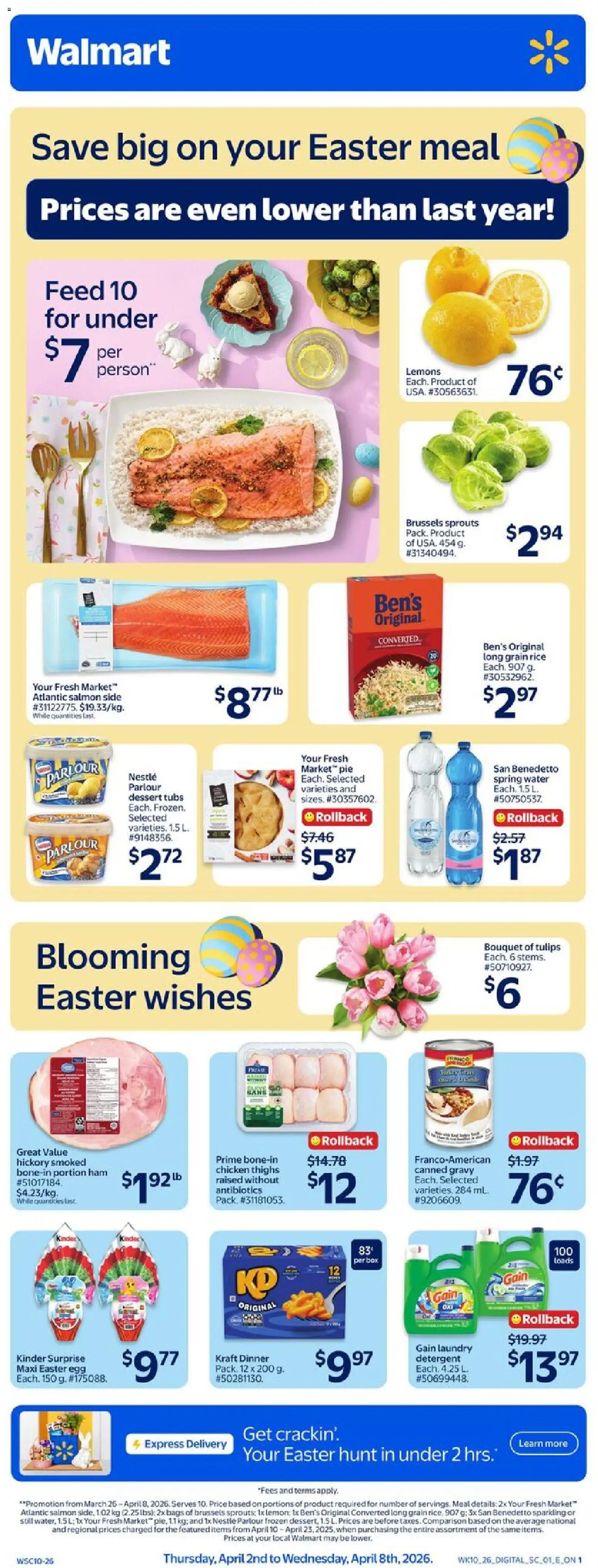 Walmart flyer valid from 02.04.2026 | Page: 1