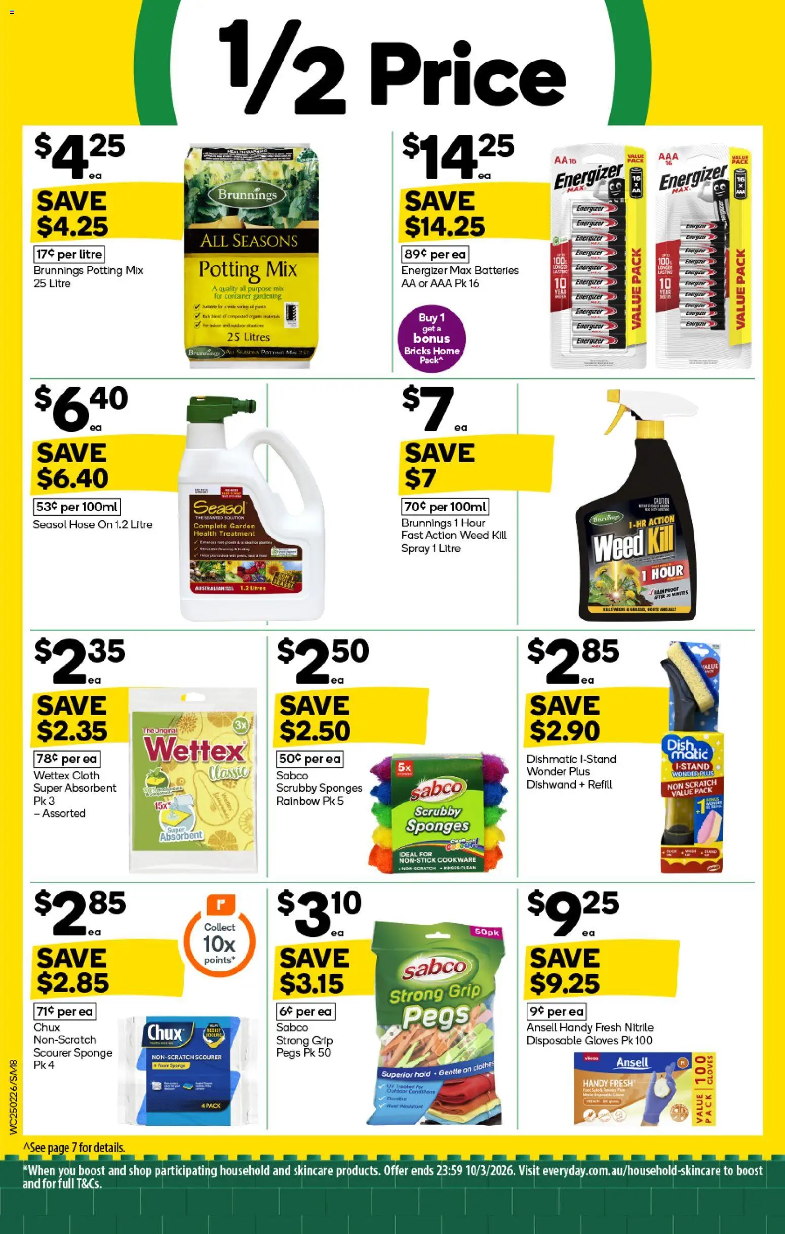 Woolworths catalogue - valid from 25.02.2026 | Page: 48 | Products: Cloth, Household, Gloves, Treatment