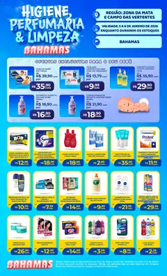 Bahamas Supermercados - Ofertas Higiene e Limpeza - Pré-Visualização do folheto da loja Bahamas Supermercados, válido de 05.01.2026