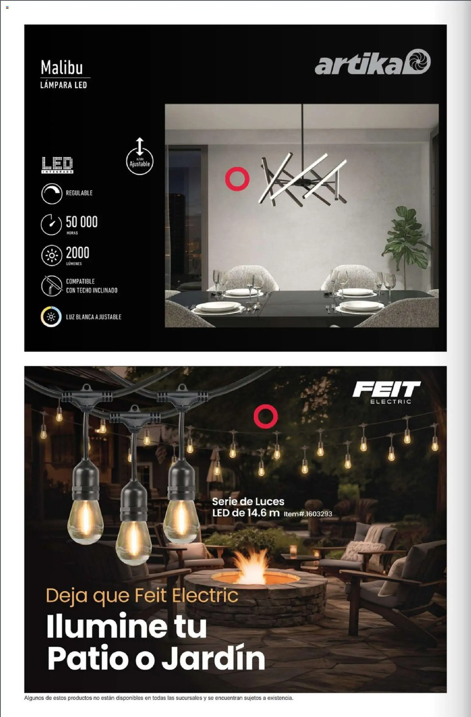 Nuevas ofertas de Costco válidas en toda la República Mexicana desde el 01.11.2025. ¡Encuentra las mejores ofertas en Costco Revista Noviembre! | Página: 40 | Productos: Lámpara