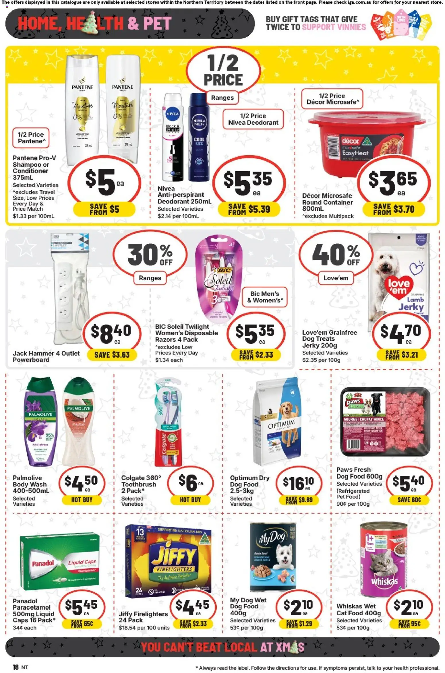 IGA catalogue - valid from 26.11.2025 | Page: 14 | Products: Shampoo, Beef, Dog food, Razors