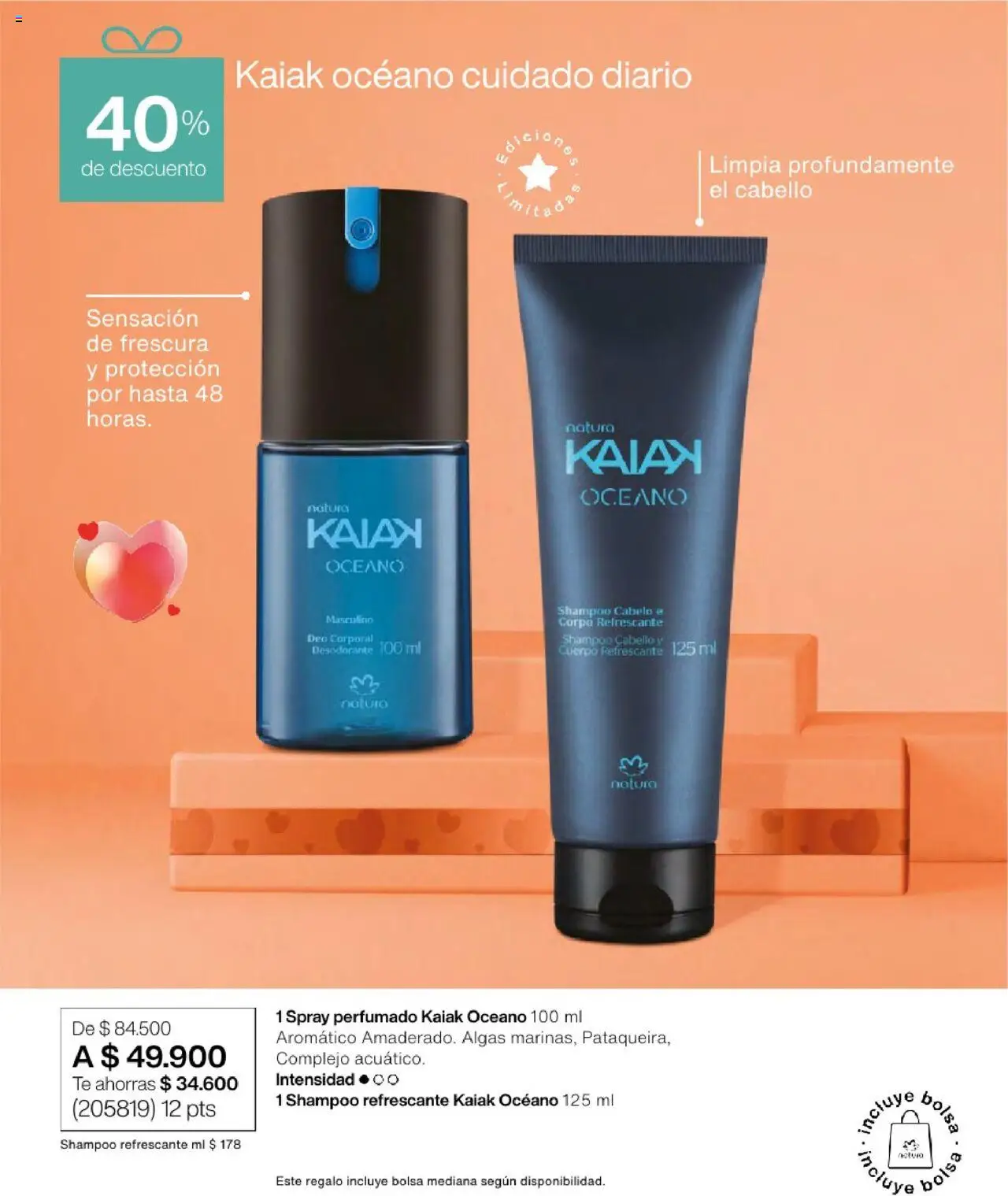 Natura revista - valida desde el 23.07.2025 | Página: 17 | Productos: Té, Bolsa, Shampoo, Desodorante
