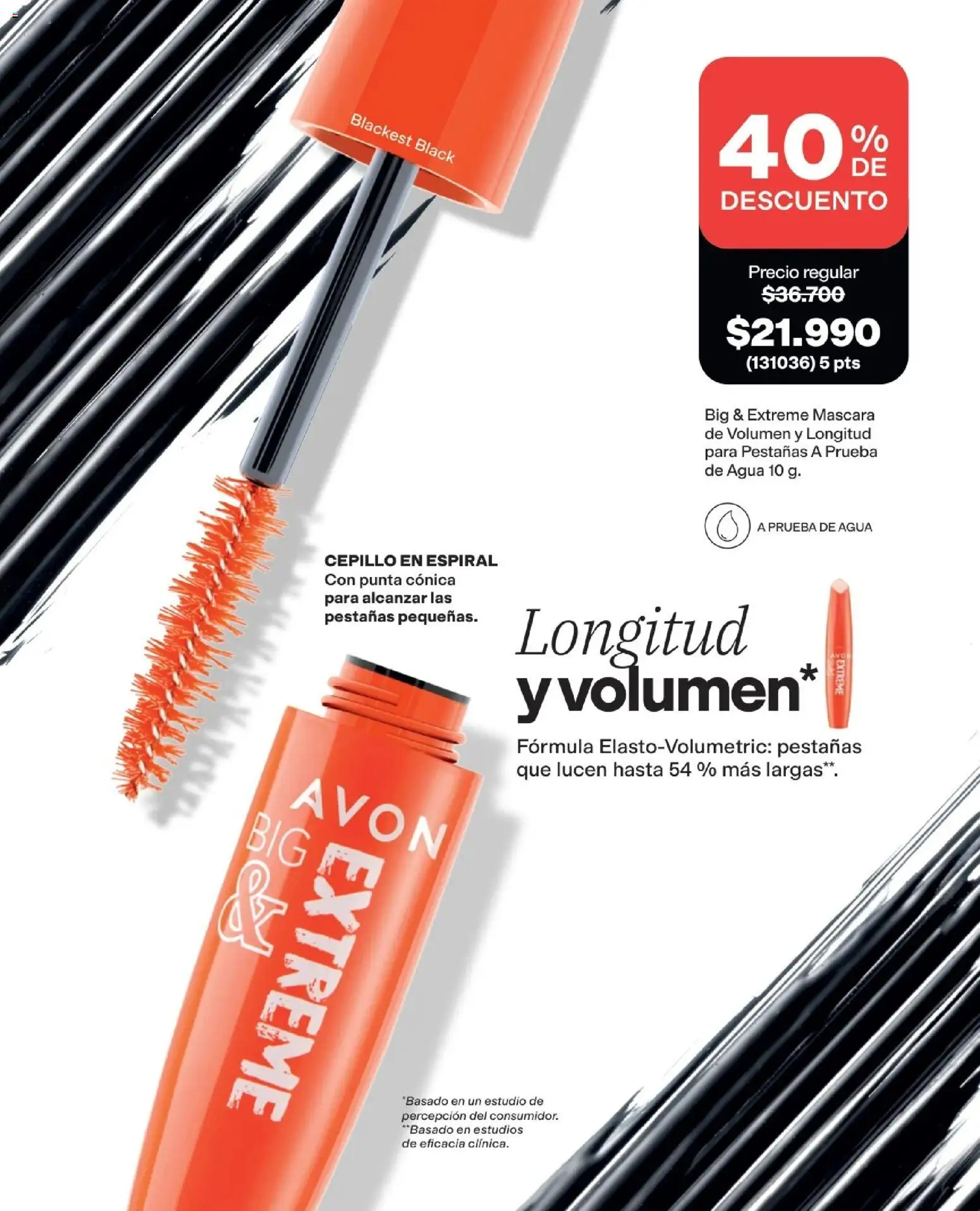 Avon revista - valida desde el 11.03.2026 | Página: 45 | Productos: Agua, Cepillo, Máscara