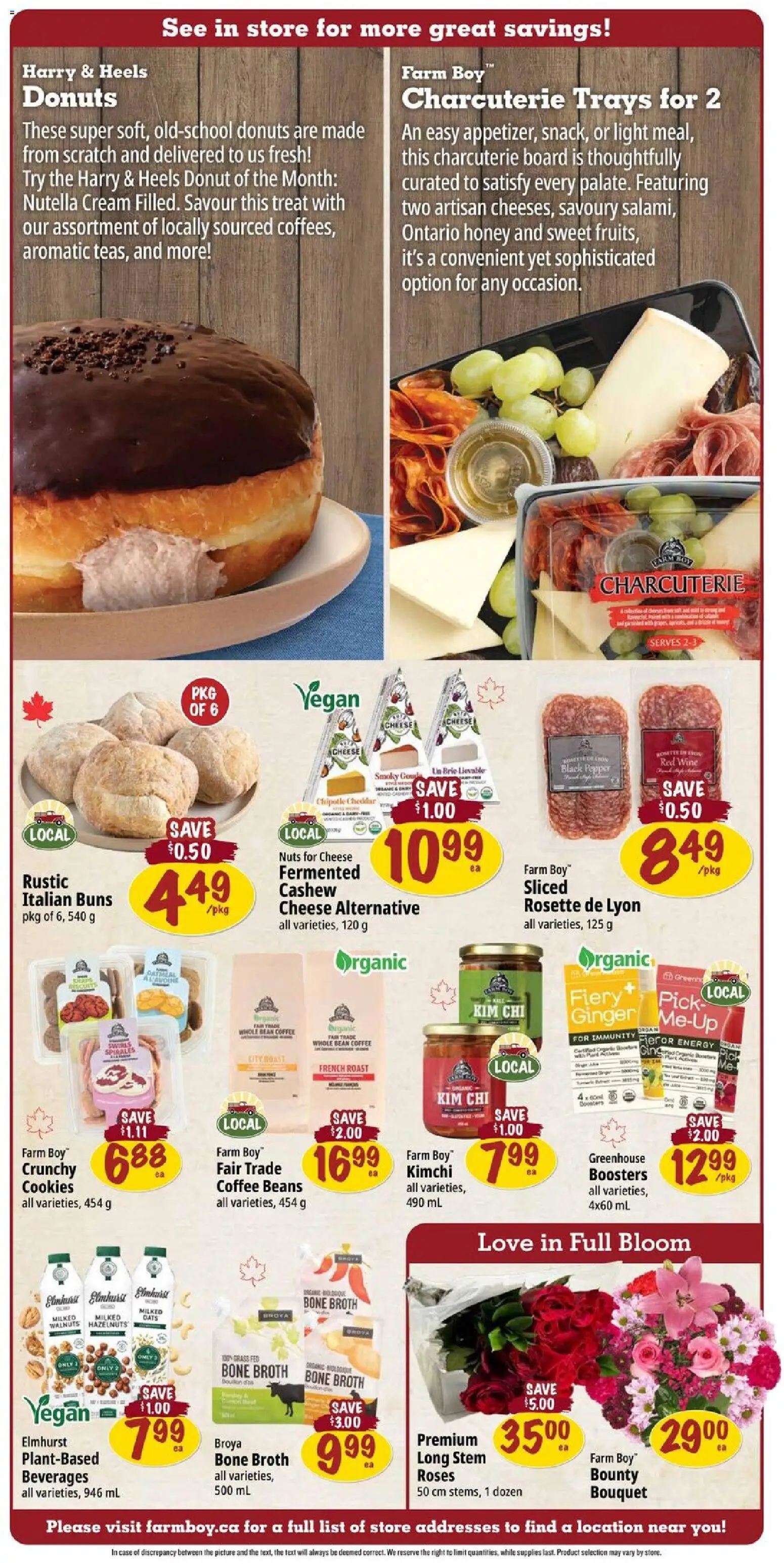 Farm Boy flyer valid from 12.02.2026 | Page: 3 | Products: Nuts, Cookies, Case, Wine