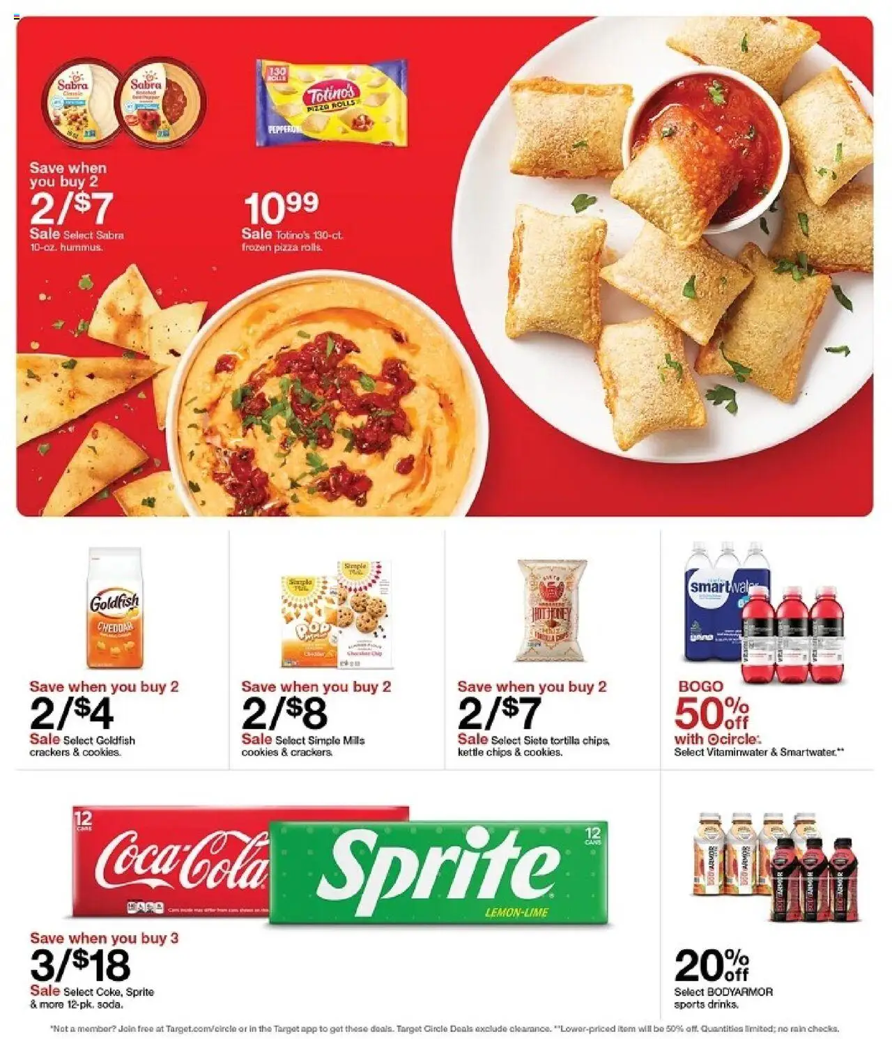 Target Weekly Ad - valid from 07.09.2025 | Page: 7 | Products: Pizza, Chips, Cookies, Kettle