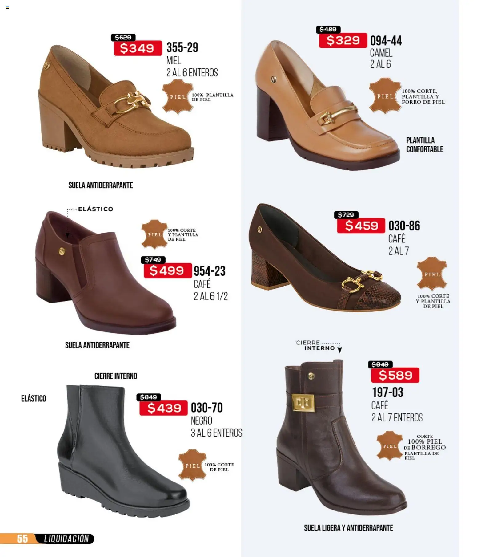 Nuevas ofertas de Cklass válidas en toda la República Mexicana desde el 18.03.2026. ¡Encuentra las mejores ofertas en Cklass catálogo Liquidación total calzado! | Página: 56 | Productos: Café