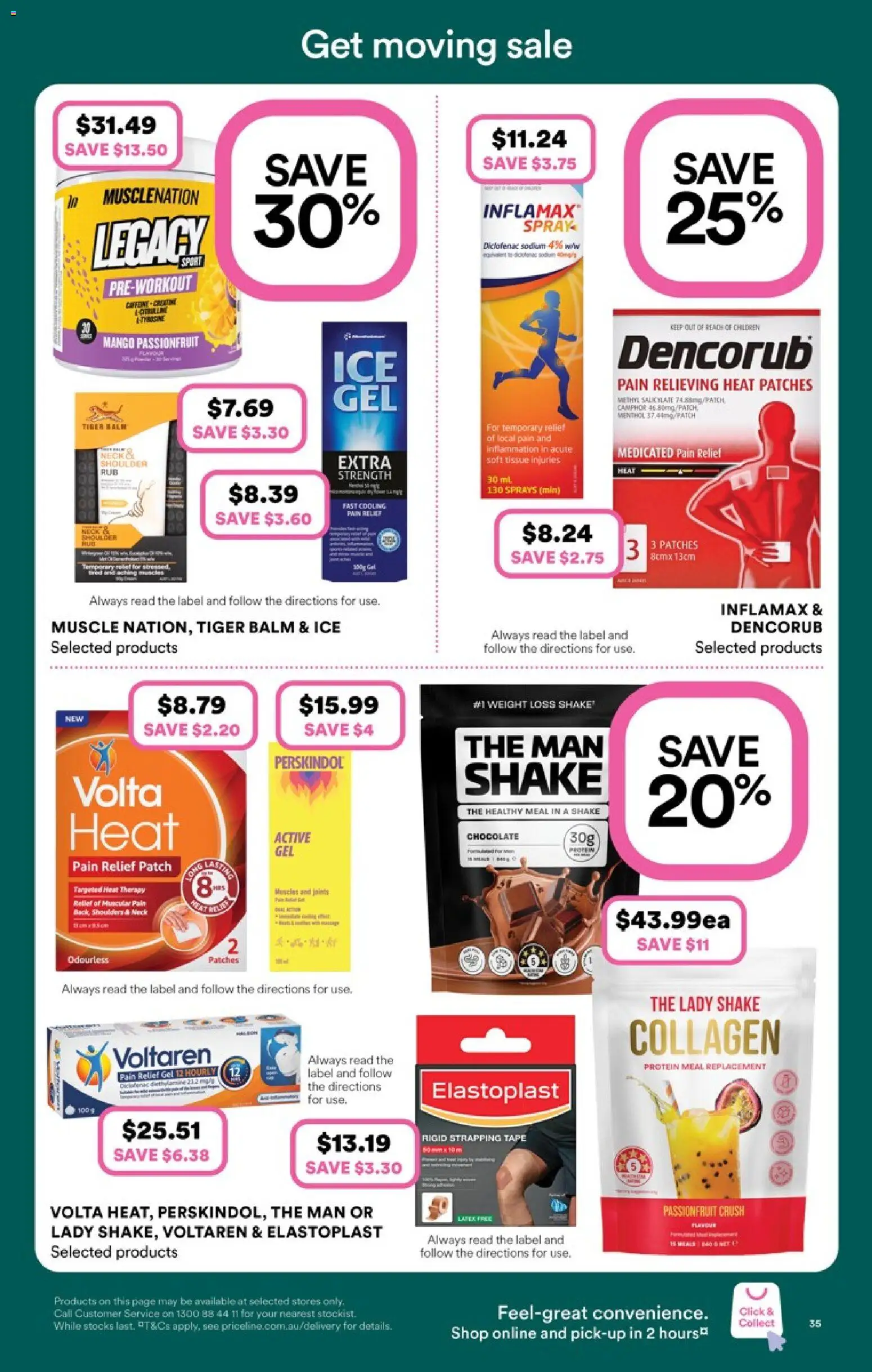 Priceline Pharmacy catalogue - valid from 23.04.2026 | Page: 35 | Products: Chocolate, Passionfruit, Mango, Pain relief