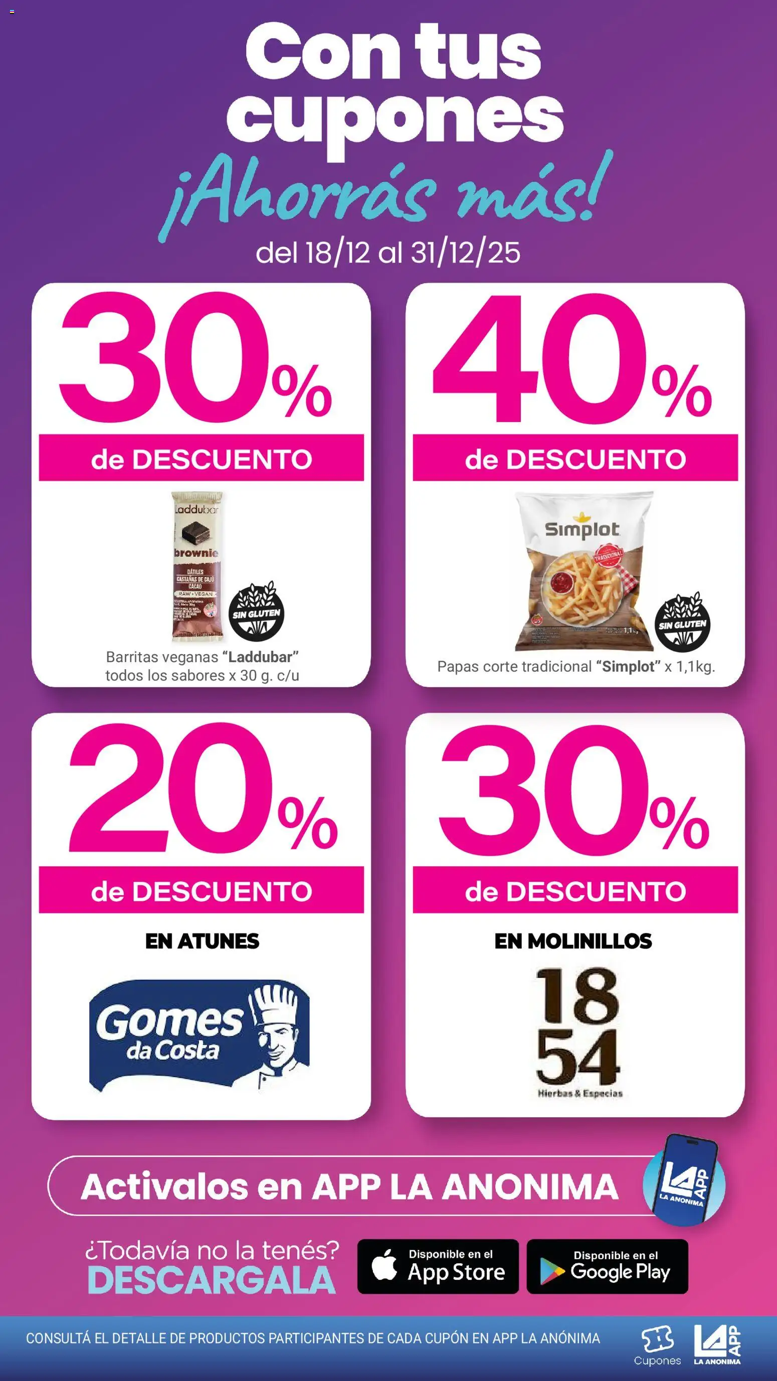 La Anonima catálogo │ válido desde el 18.12.2025 | Página: 2 | Productos: Castañas de caju, Cacao