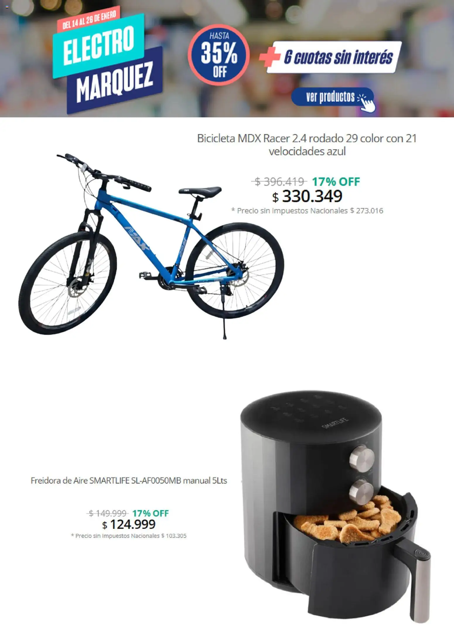 Grupo Marquez Black Friday │ válido desde el 19.01.2026 | Página: 2 | Productos: Freidora, Freidora de aire