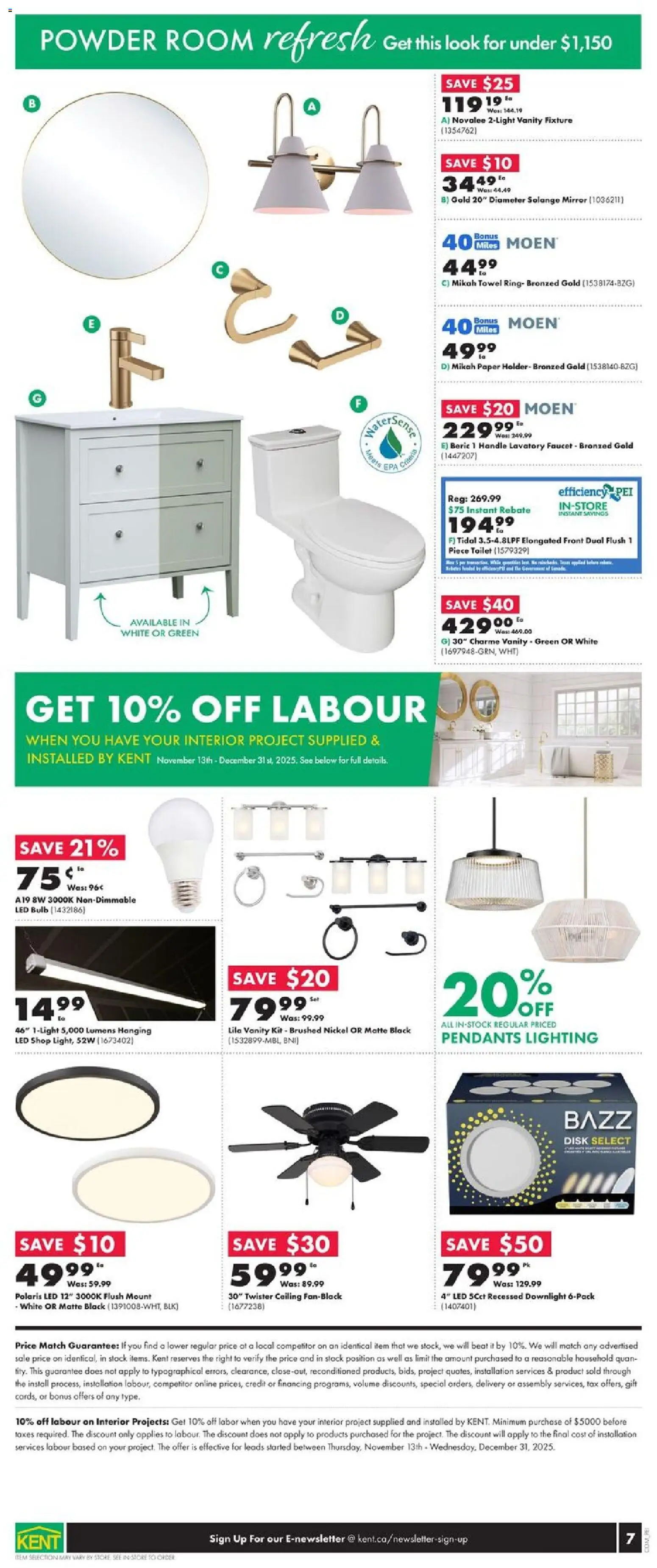 Kent flyer valid from 13.11.2025 | Page: 7 | Products: Disk, Powder, Mirror