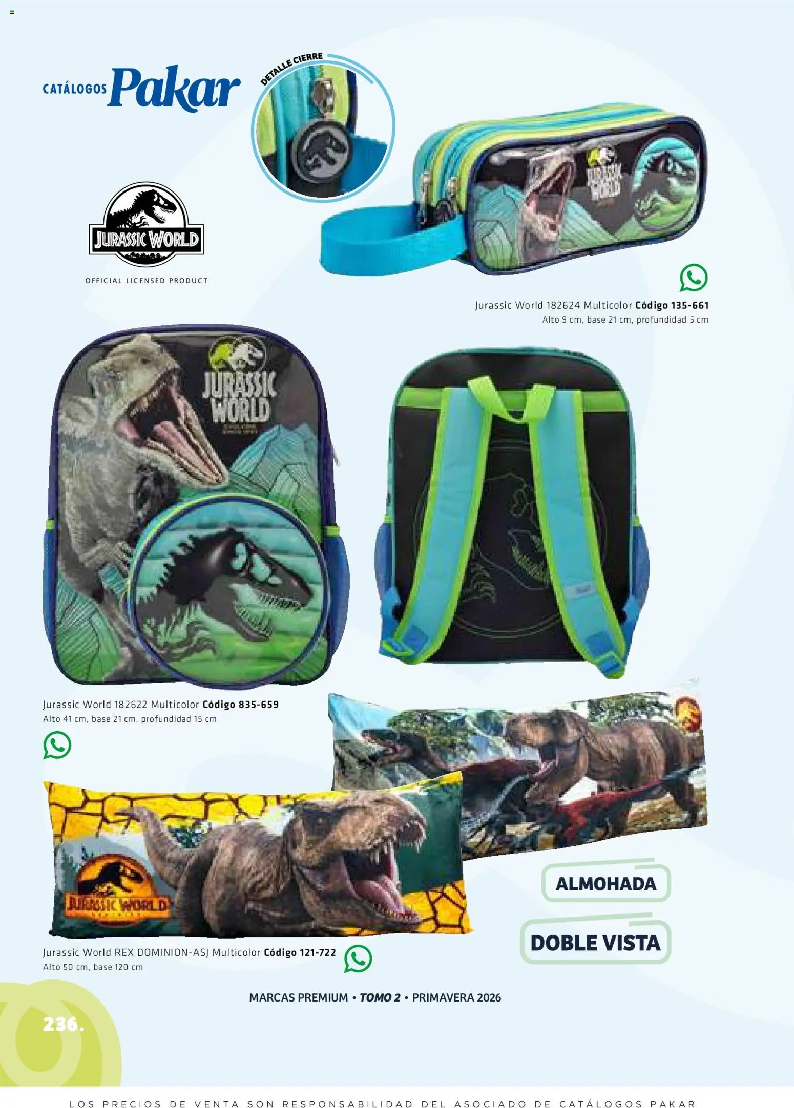 Nuevas ofertas de SC Pakar válidas en toda la República Mexicana desde el 27.02.2026. ¡Encuentra las mejores ofertas en SC Pakar catálogo Premium Men Tomo 2! | Página: 236 | Productos: Almohada