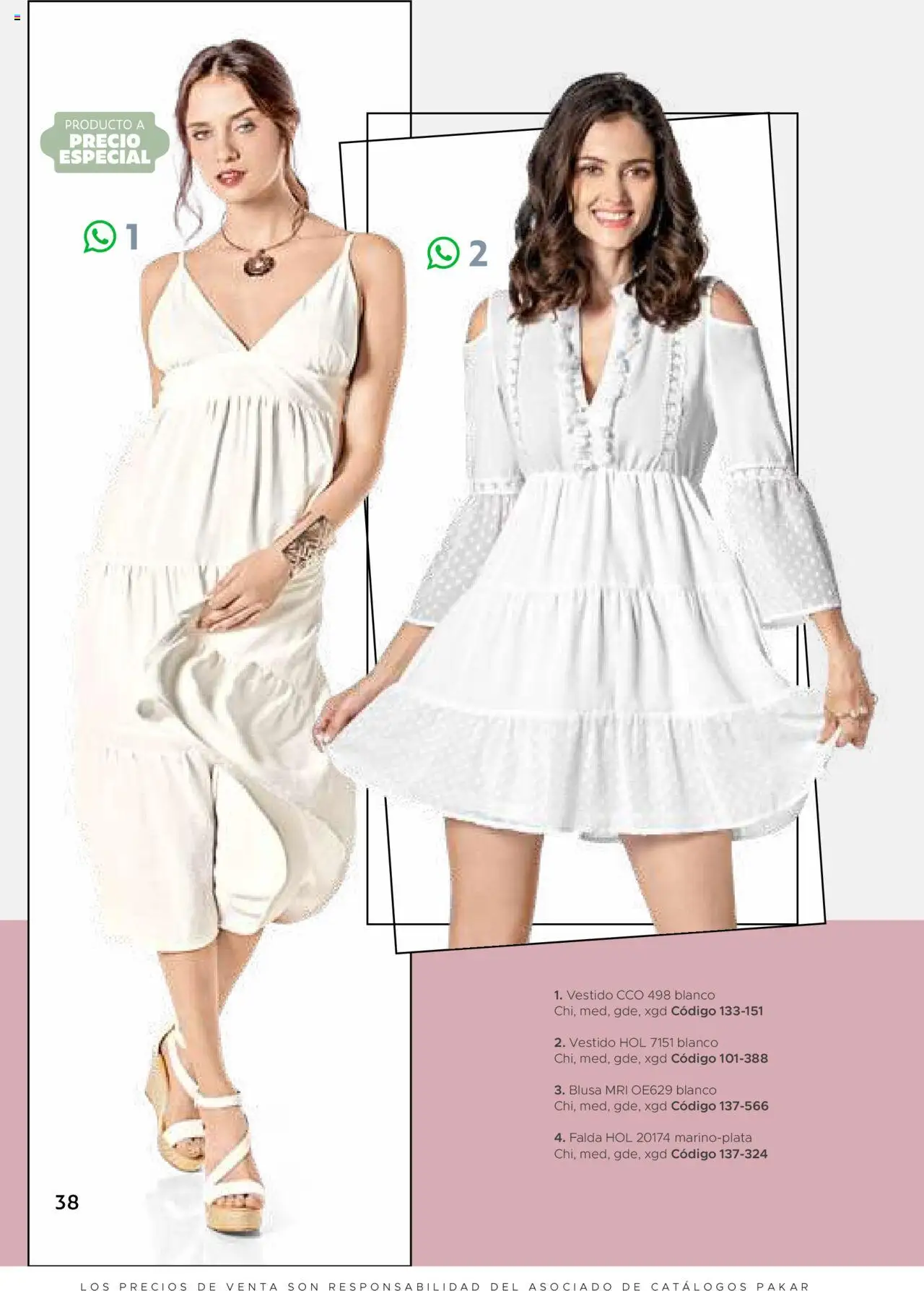 Nuevas ofertas de SC Pakar válidas en toda la República Mexicana desde el 24.07.2025. ¡Encuentra las mejores ofertas en SC Pakar Catálogo Ropa y Accesorios! | Página: 38 | Productos: Blusa, Vestido, Falda