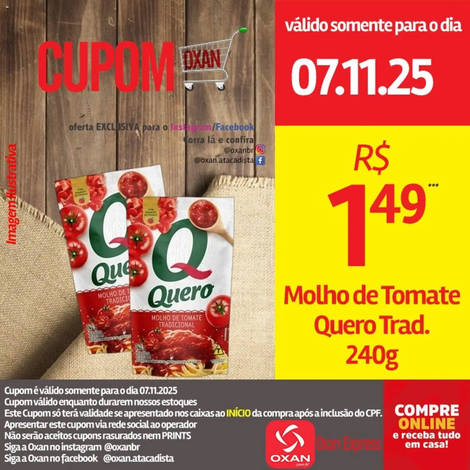 Oxan Atacadista Folheto - válido de 07.11.2025 | Página: 24 | Produtos: Molho de tomate