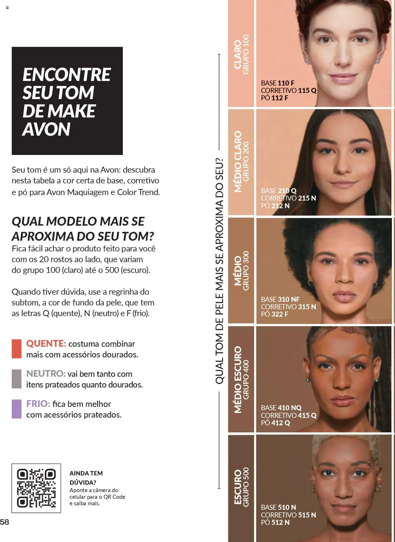 Avon Folheto - válido de 16.06.2025 | Página: 58 | Produtos: Celular, Maquiagem, Corretivo, Pó