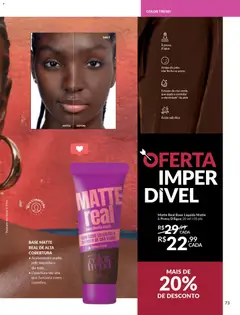 Avon - Campanha 04 - Pré-Visualização do folheto da loja Avon, válido de 18.02.2026 | Página: 73 | Produtos: Base, Chá, Chá verde