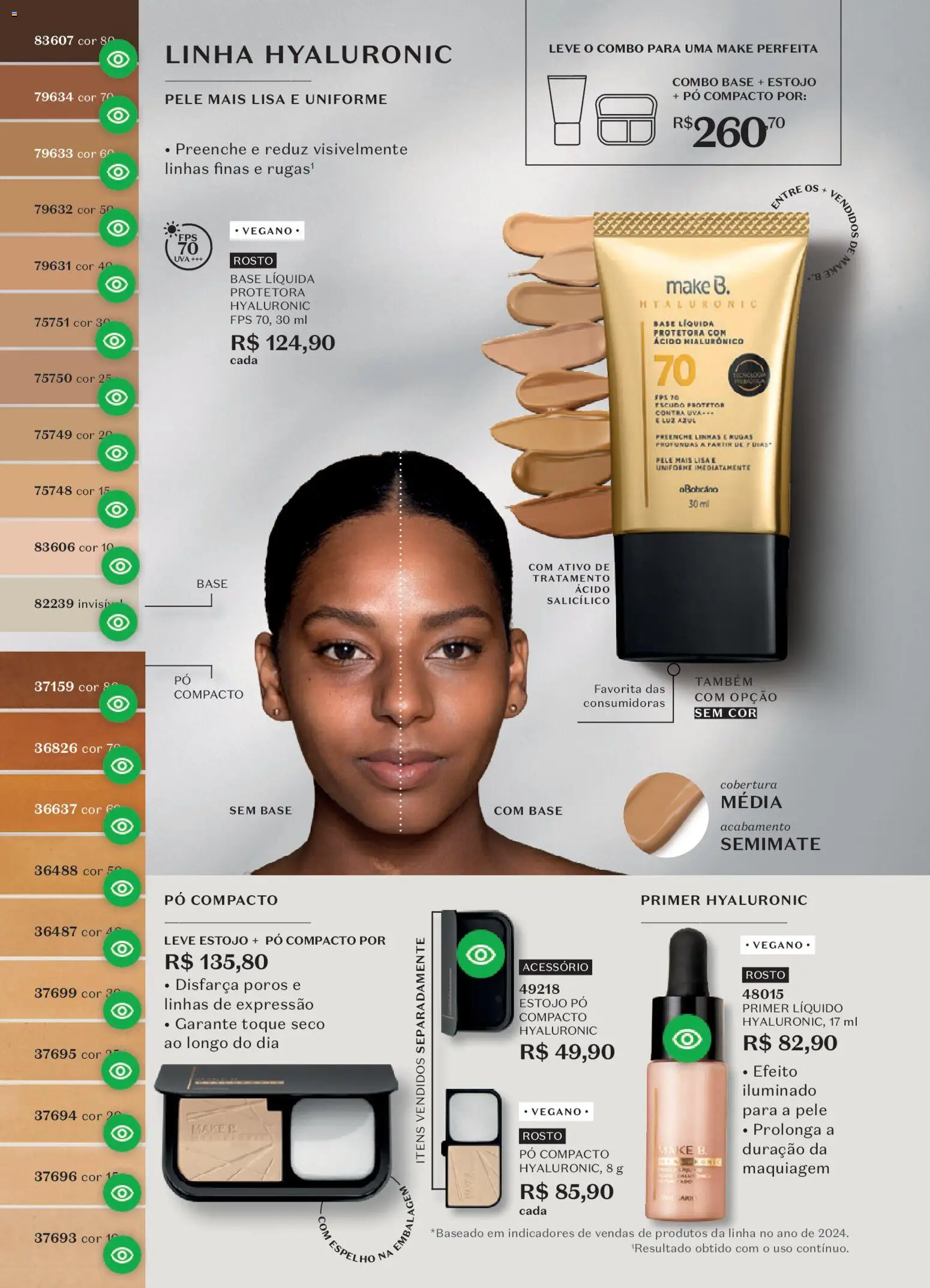 O Boticário Folheto - válido de 02.03.2026 | Página: 103 | Produtos: Pó compacto, Maquiagem, Pó, Primer