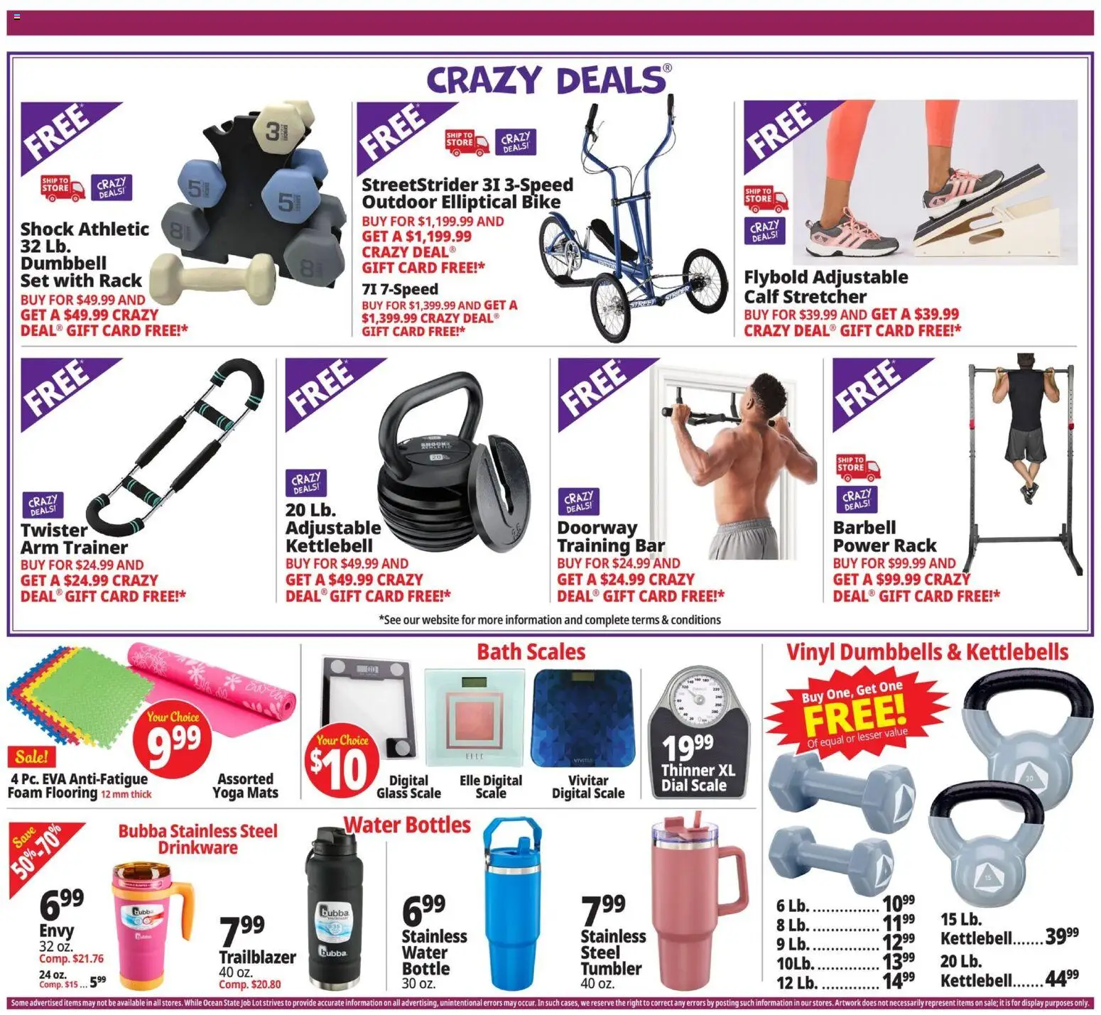 Ocean State Job Lot Weekly Ad - MA - valid from 29.01.2026 | Page: 18 | Products: Bath, Water, Shock