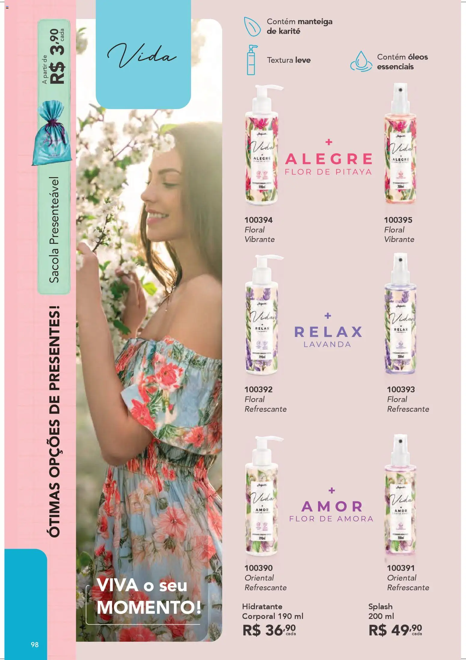 Jequiti Folheto - válido de 28.03.2026 | Página: 98 | Produtos: Manteiga