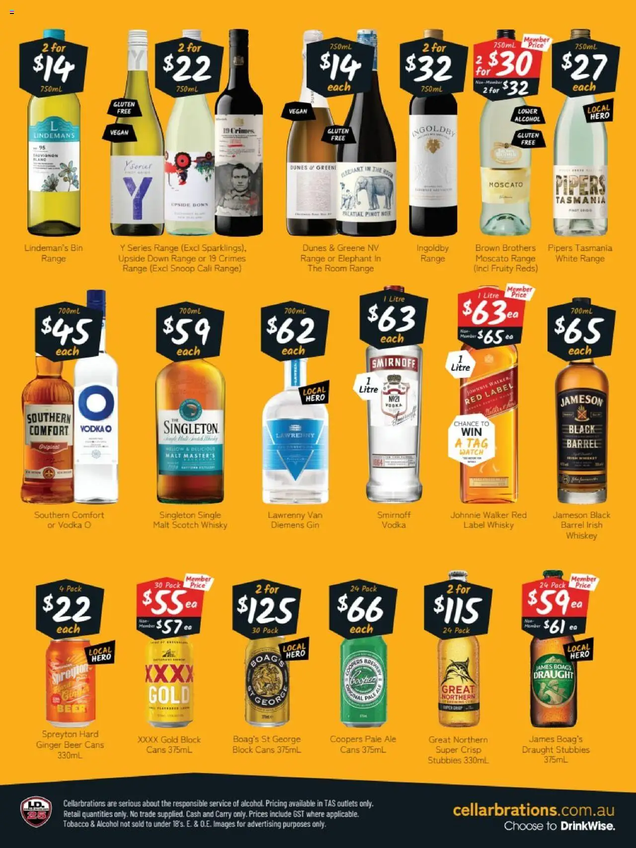Cellarbrations catalogue - valid from 25.08.2025 | Page: 3 | Products: Ginger, Gin, Vodka, Scotch
