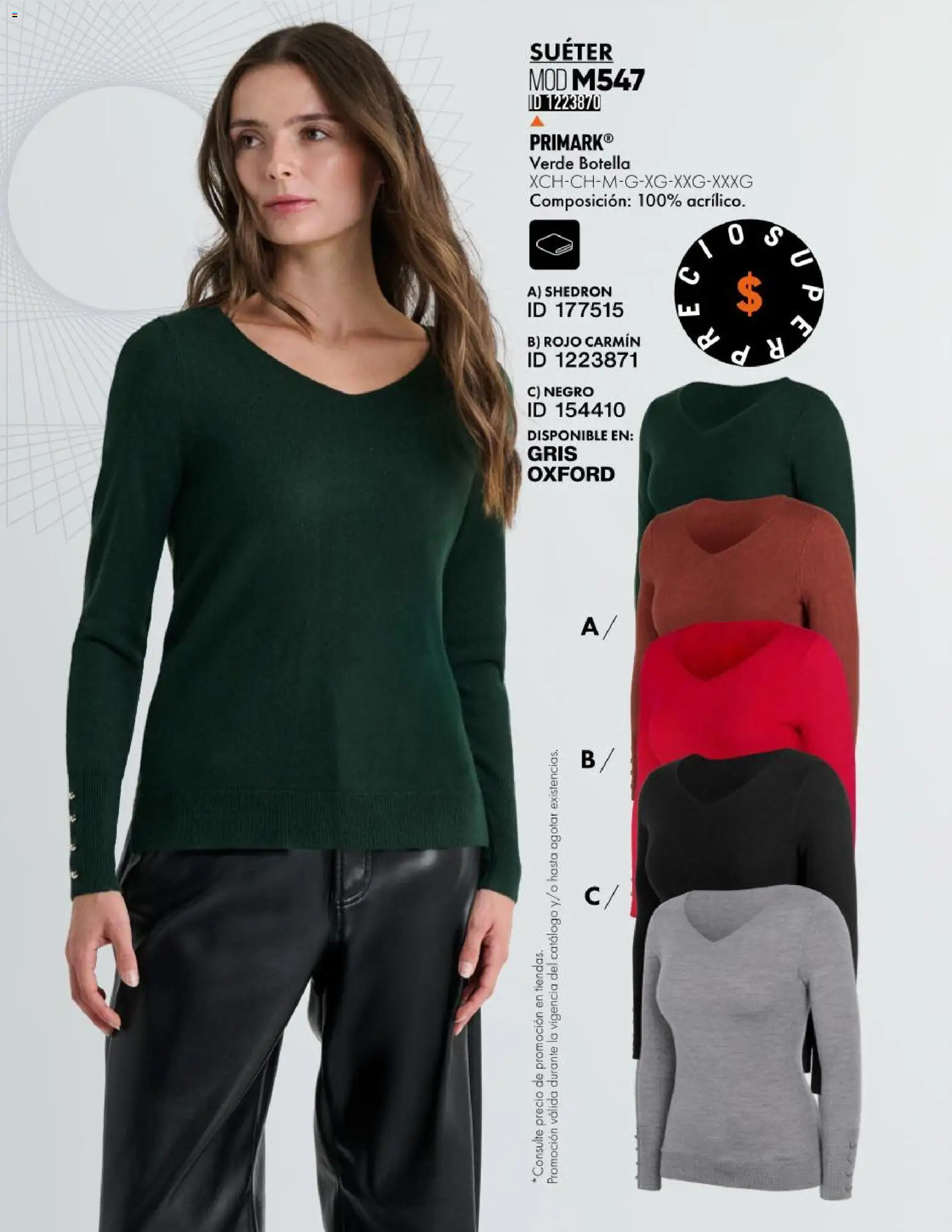 Nuevas ofertas de Price Shoes válidas en toda la República Mexicana desde el 03.11.2025. ¡Encuentra las mejores ofertas en Price Shoes catálogo Abrigador! | Página: 28 | Productos: Suéter, Botella