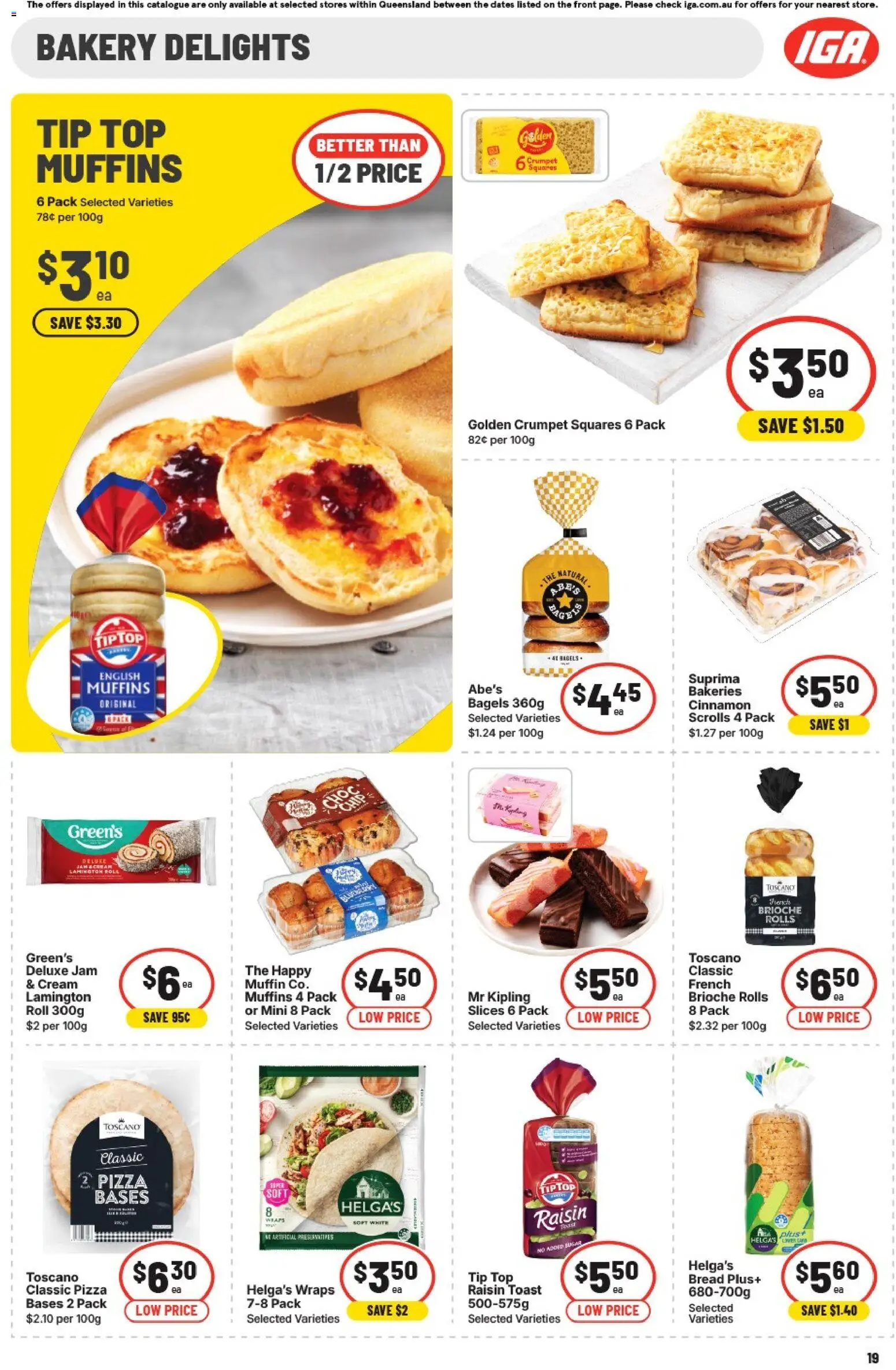IGA catalogue - valid from 04.03.2026 | Page: 22 | Products: Donuts, Chocolate, Ham, Pork