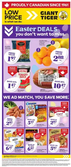 Preview of Giant Tiger Weekly Flyer from shop Giant Tiger valid from 01.04.2026