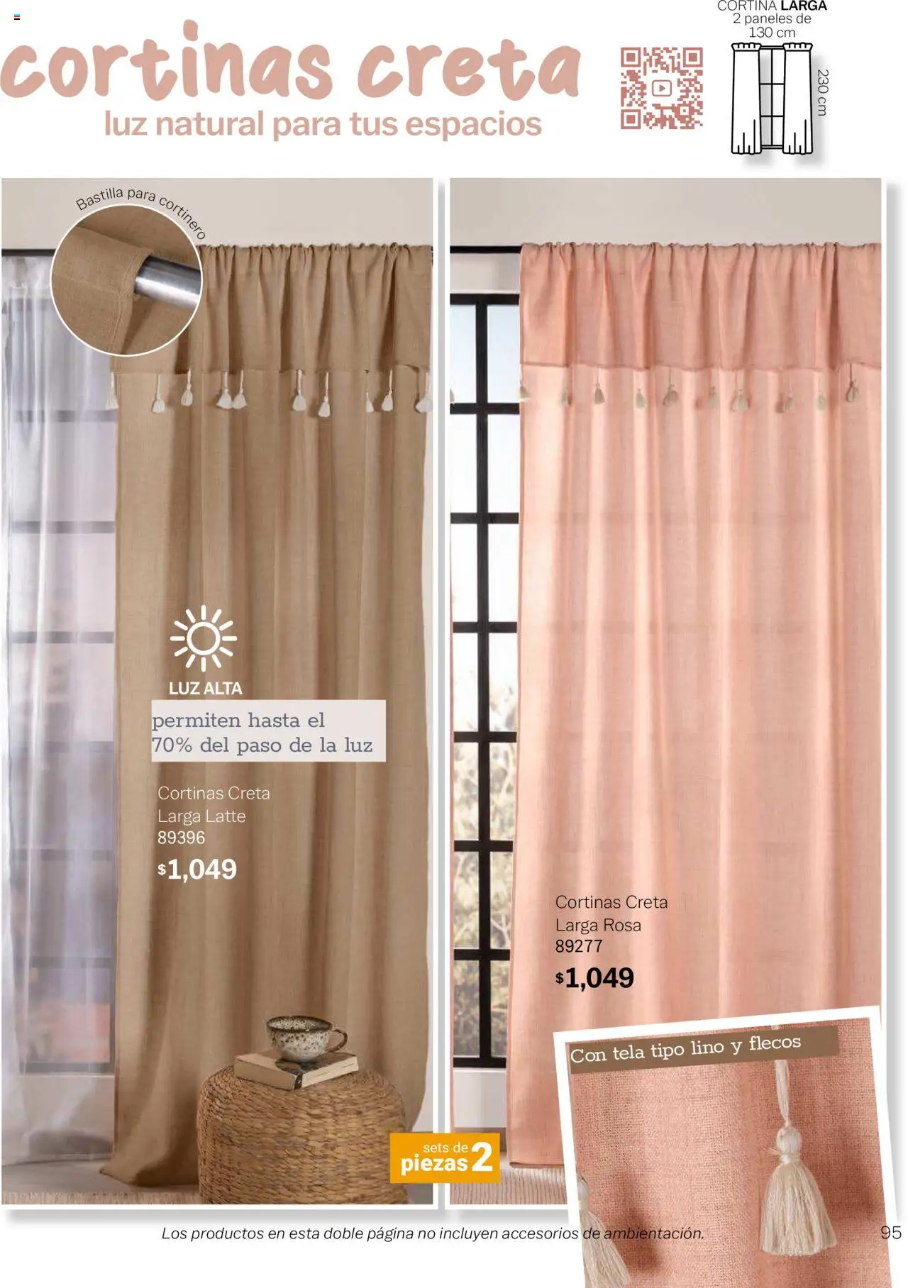 Nuevas ofertas de Vianney válidas en toda la República Mexicana desde el 15.08.2025. ¡Encuentra las mejores ofertas en Vianney - Catálogo Bebé! | Página: 97 | Productos: Cortinas