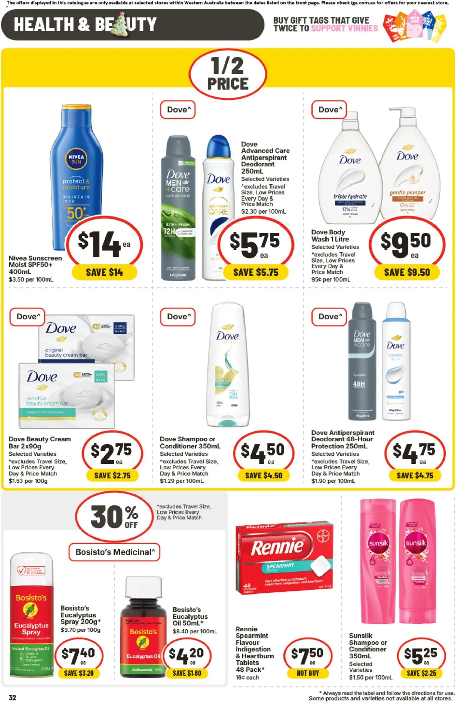 IGA catalogue - valid from 12.11.2025 | Page: 35 | Products: Conditioner, Deodorant, Cream, Tablets