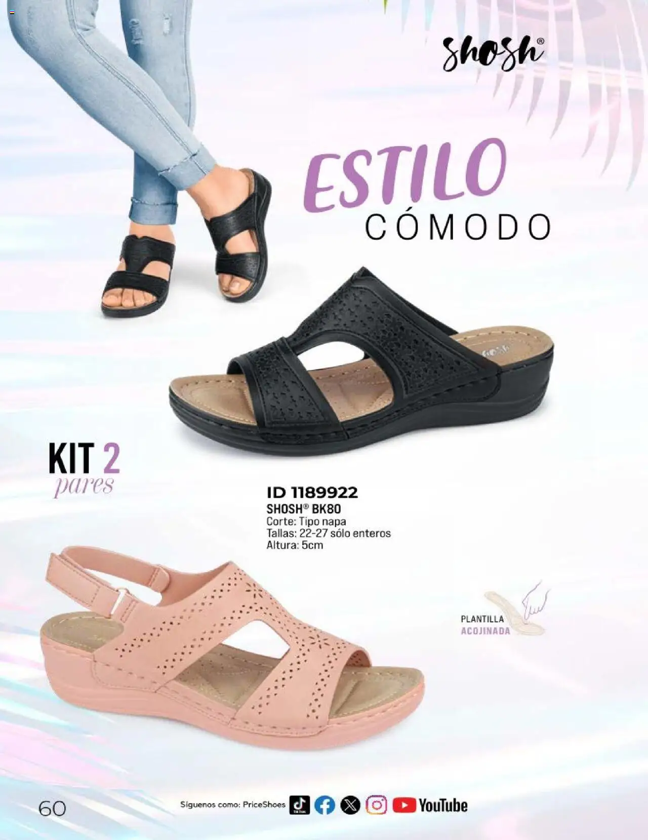 Nuevas ofertas de Price Shoes válidas en toda la República Mexicana desde el 11.03.2025. ¡Encuentra las mejores ofertas en Price Shoes catálogo Sandalias Kits 2025! | Página: 60