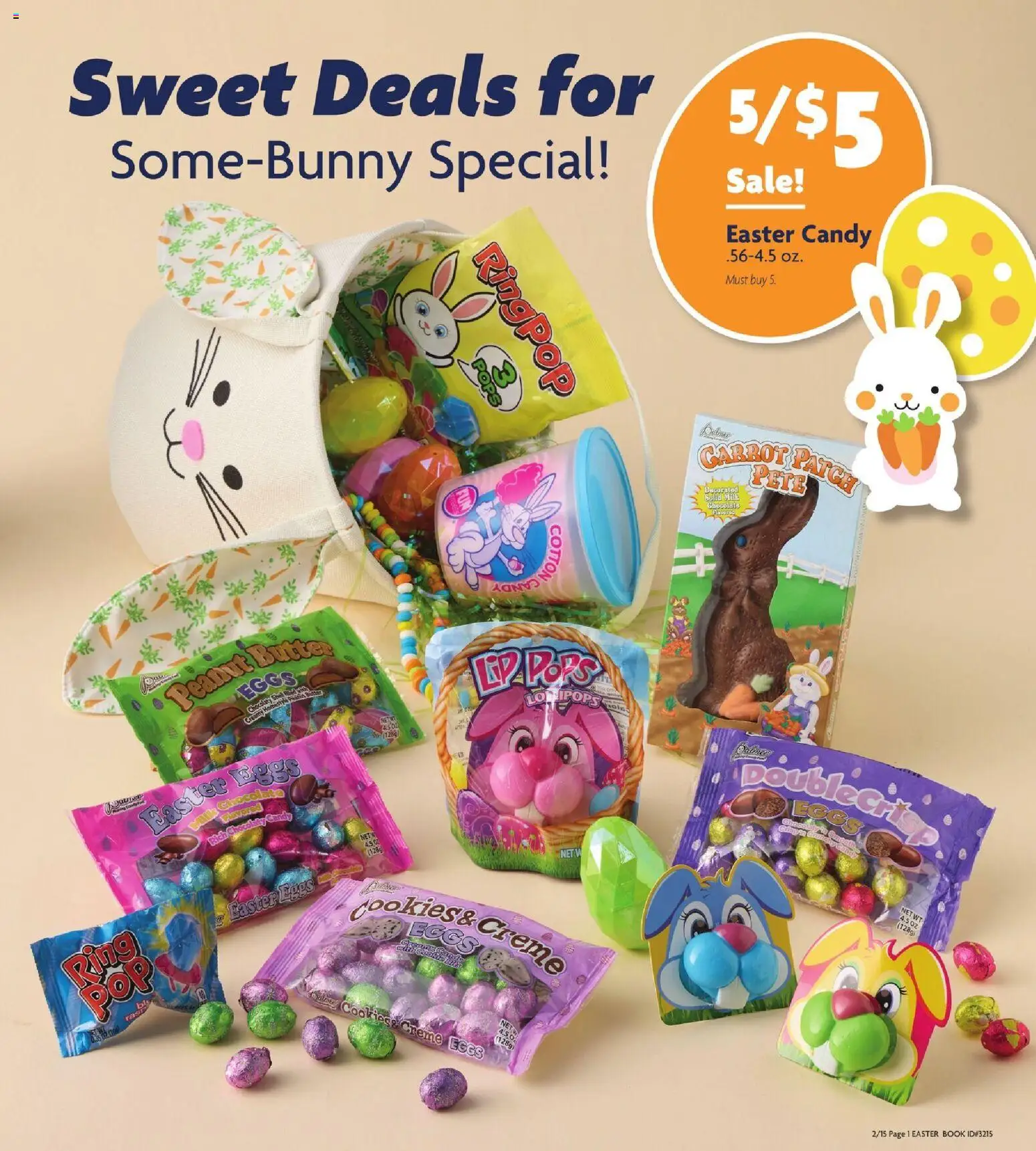 Family Dollar Easter Book - valid from 22.02.2026 | Page: 2 | Products: Milk, Eggs, Chocolate, Carrot