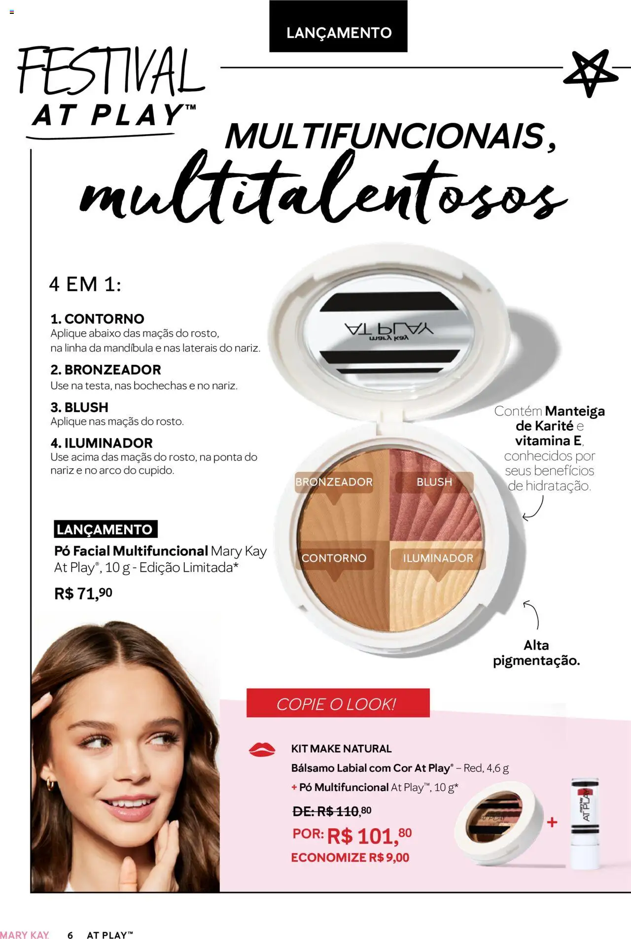 Mary Kay Folheto - válido de 01.07.2025 | Página: 6 | Produtos: Pó, Bronzeador, Blush, Multifuncional