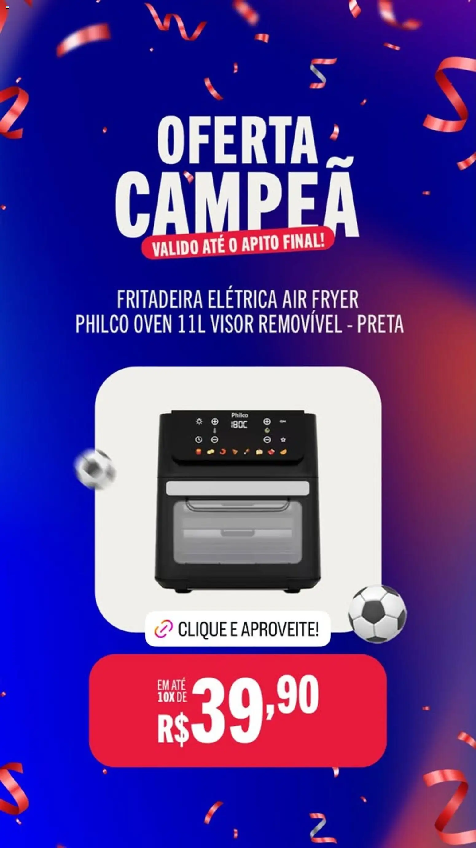 Casas Bahia Folheto - válido de 11.01.2026 | Página: 4 | Produtos: Apito, Fritadeira elétrica, Air fryer