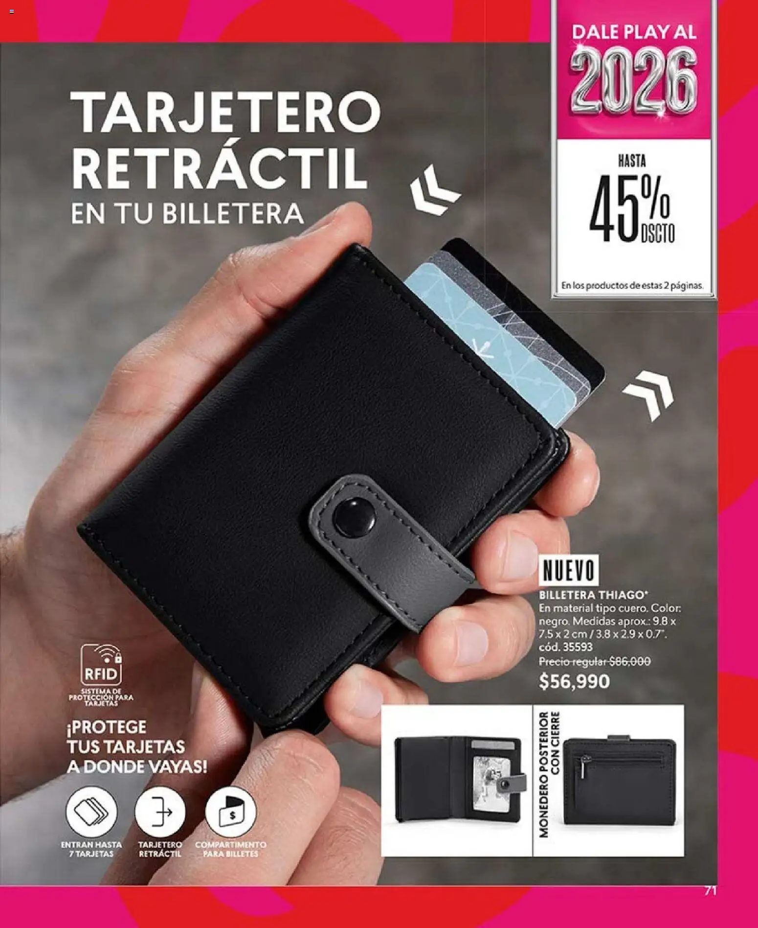 CyZone revista - valida desde el 01.01.2026 | Página: 71 | Productos: Billetera, Monedero