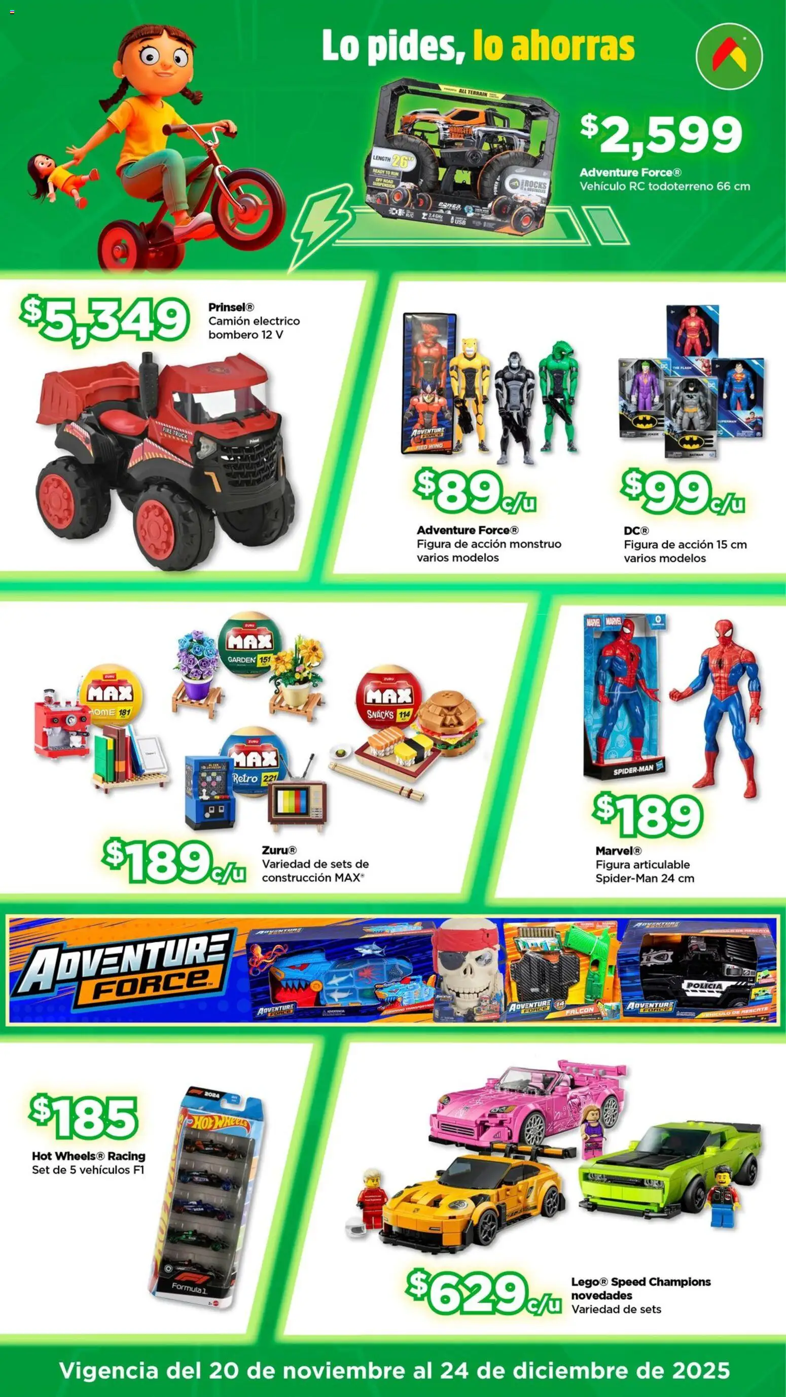 Nuevas ofertas de Bodega Aurrerá válidas en toda la República Mexicana desde el 20.11.2025. ¡Encuentra las mejores ofertas en Bodega Aurrerá folleto Juguetirama! | Página: 6