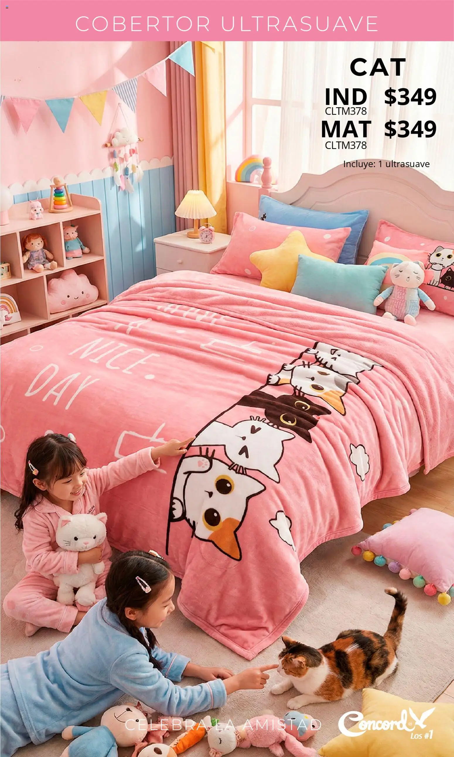 Nuevas ofertas de Colchas Concord válidas en toda la República Mexicana desde el 01.02.2026. ¡Encuentra las mejores ofertas en Colchas Concord catálogo San Valentín! | Página: 22