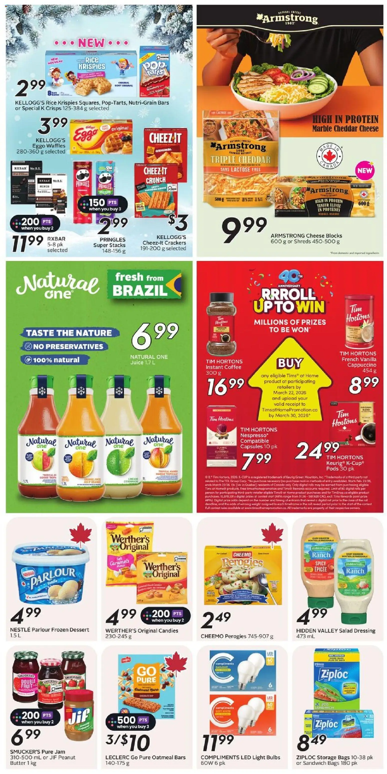Safeway flyer valid from 05.03.2026 | Page: 23 | Products: Candies, Salad, Butter, Juice