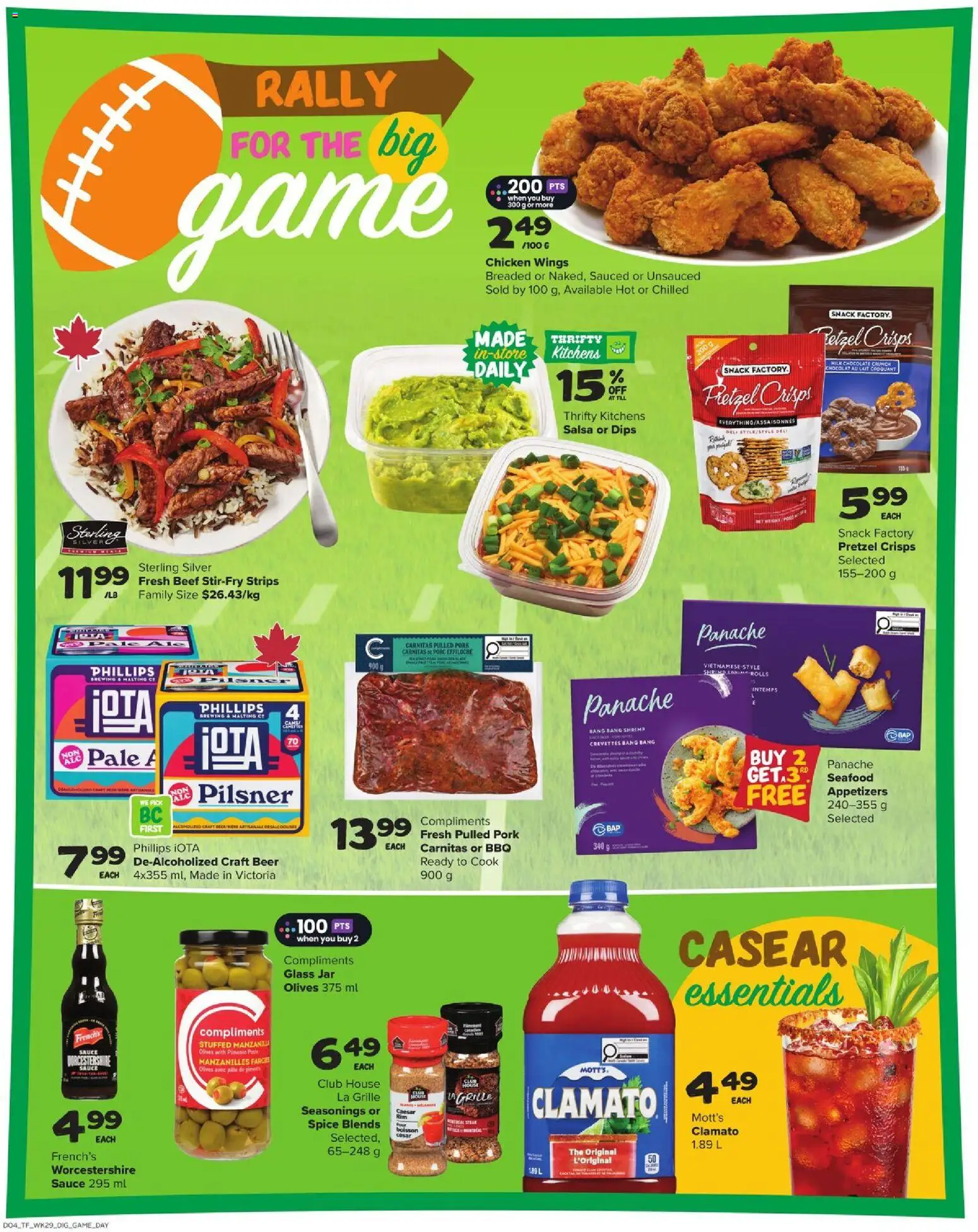 Thrifty Foods flyer valid from 13.11.2025 | Page: 16 | Products: Beef, Game, Milk, Pork