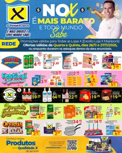 X Supermercados - Ofertas da semana - Pré-Visualização do folheto da loja X Supermercados, válido de 26.11.2025