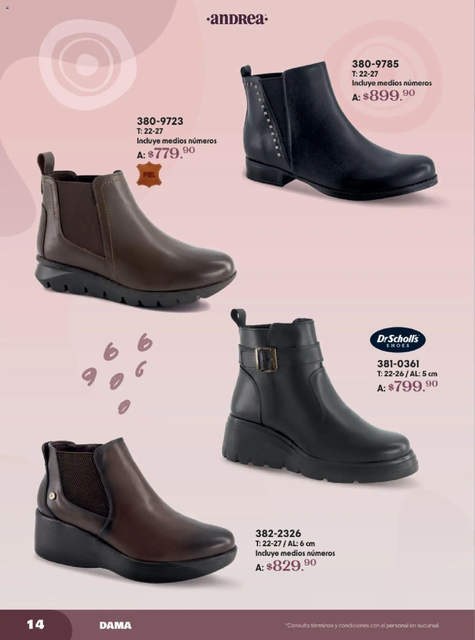 Nuevas ofertas de Andrea válidas en toda la República Mexicana desde el 19.10.2025. ¡Encuentra las mejores ofertas en Andrea catálogo Lo Más Abrigador! | Página: 14