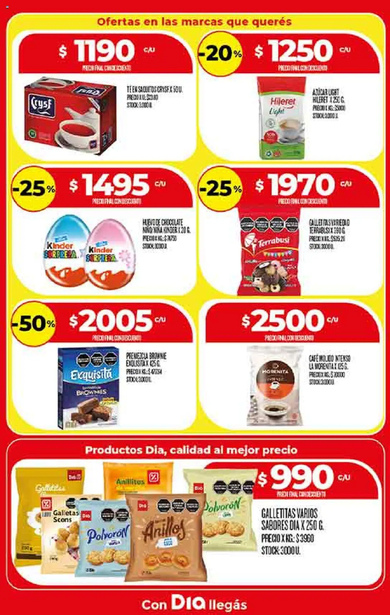 Supermercado DIA Ofertas - Salta y Jujuy │ válido desde el 06.08.2025 | Página: 12 | Productos: Galletitas, Café, Té, Galletas