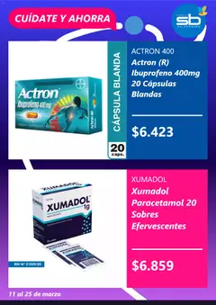 Salcobrand ofertas  válido desde el 11.03.2026 | Página: 5 | Productos: Analgésico, Antiinflamatorio, Sobre