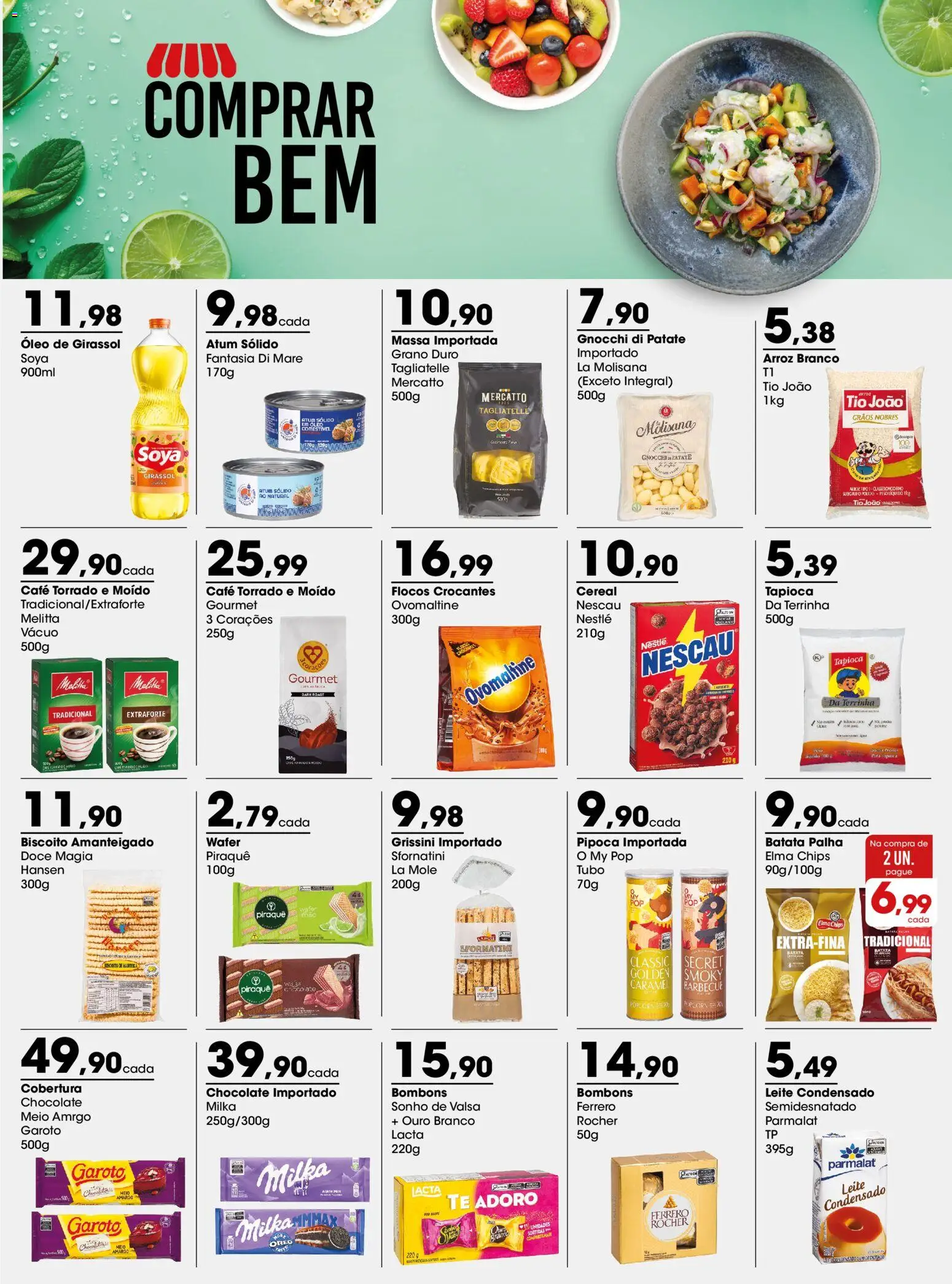 Zaffari Folheto - válido de 23.02.2026 | Página: 1 | Produtos: Nescau, Tapioca, Fantasia, Atum