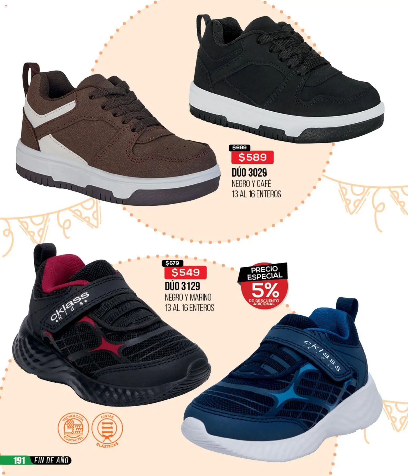 Nuevas ofertas de Cklass válidas en toda la República Mexicana desde el 02.01.2026. ¡Encuentra las mejores ofertas en Cklass catálogo Rebajas Inicio de Año Calzado! | Página: 192 | Productos: Café