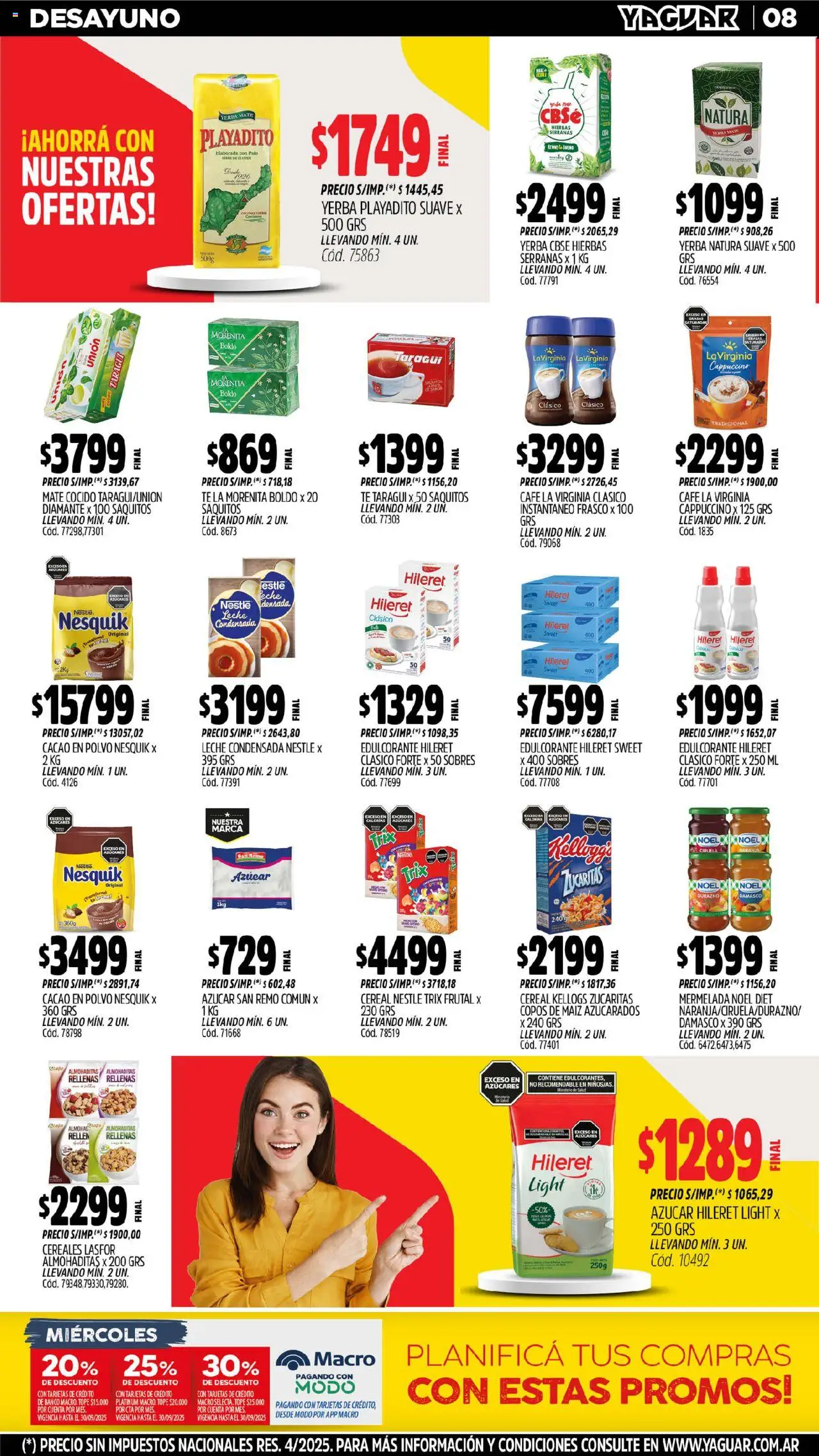 Yaguar catálogo │ válido desde el 15.09.2025 | Página: 9 | Productos: Mate, Yerba, Polvo, Té